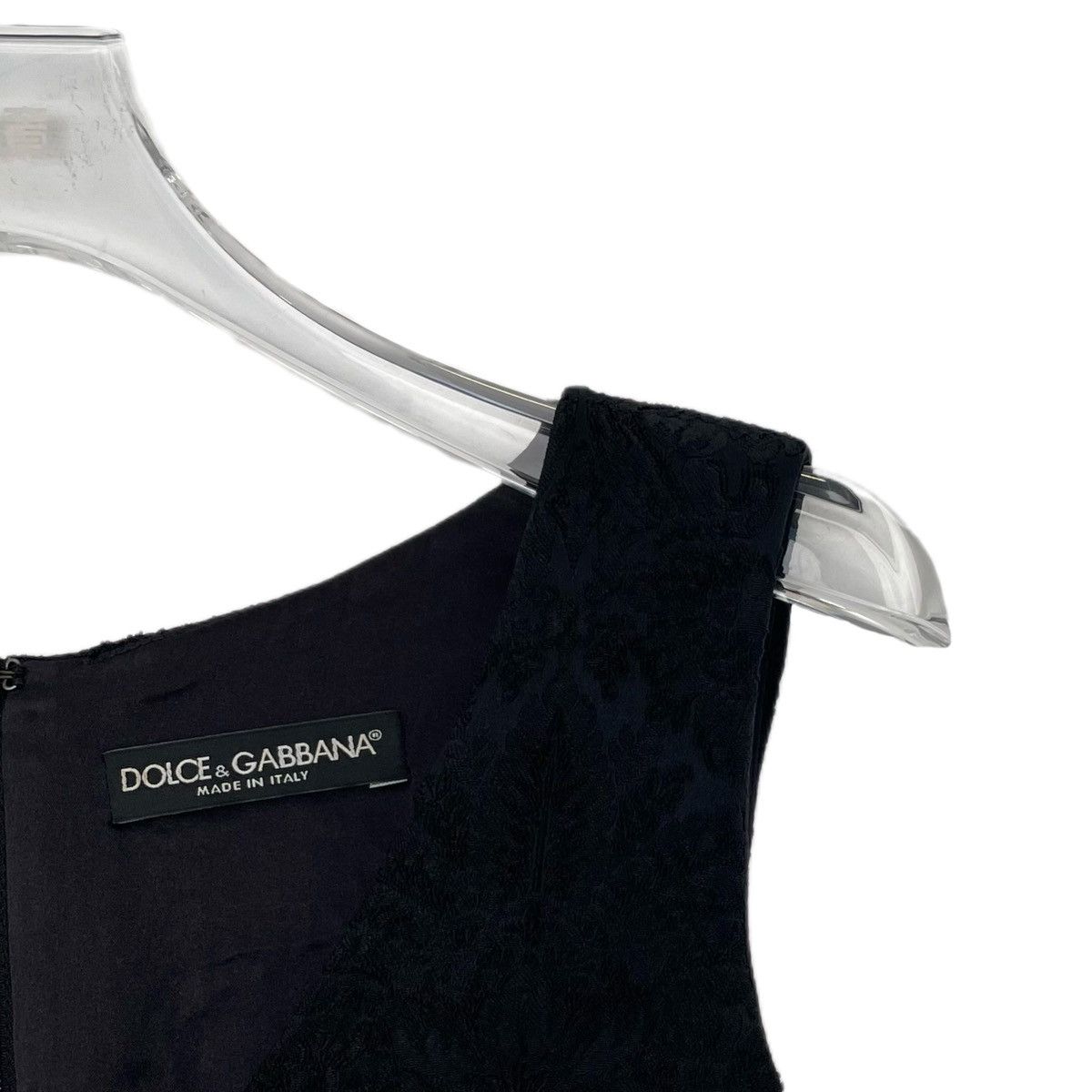 Dolce & Gabbana Dolce&Gabbana Lace Mulberry Silk Sleeveless Dress K26WX Size S / US 4 / IT 40 - 4 Thumbnail