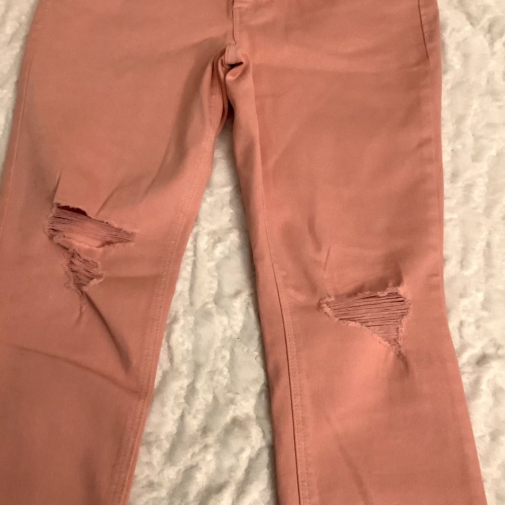 Old Navy Old Navy Rockstar Super Skinny High Rise Jeans Sz 6 Distressed PopColor Womens Size 28" / US 6 / IT 42 - 2 Thumbnail