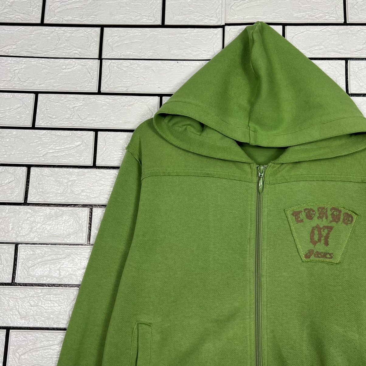 Asics ASICS TOKYO 07 Green Zipper Hoodie Sweatshirt #4232-C193 Size US S / EU 44-46 / 1 - 3 Thumbnail