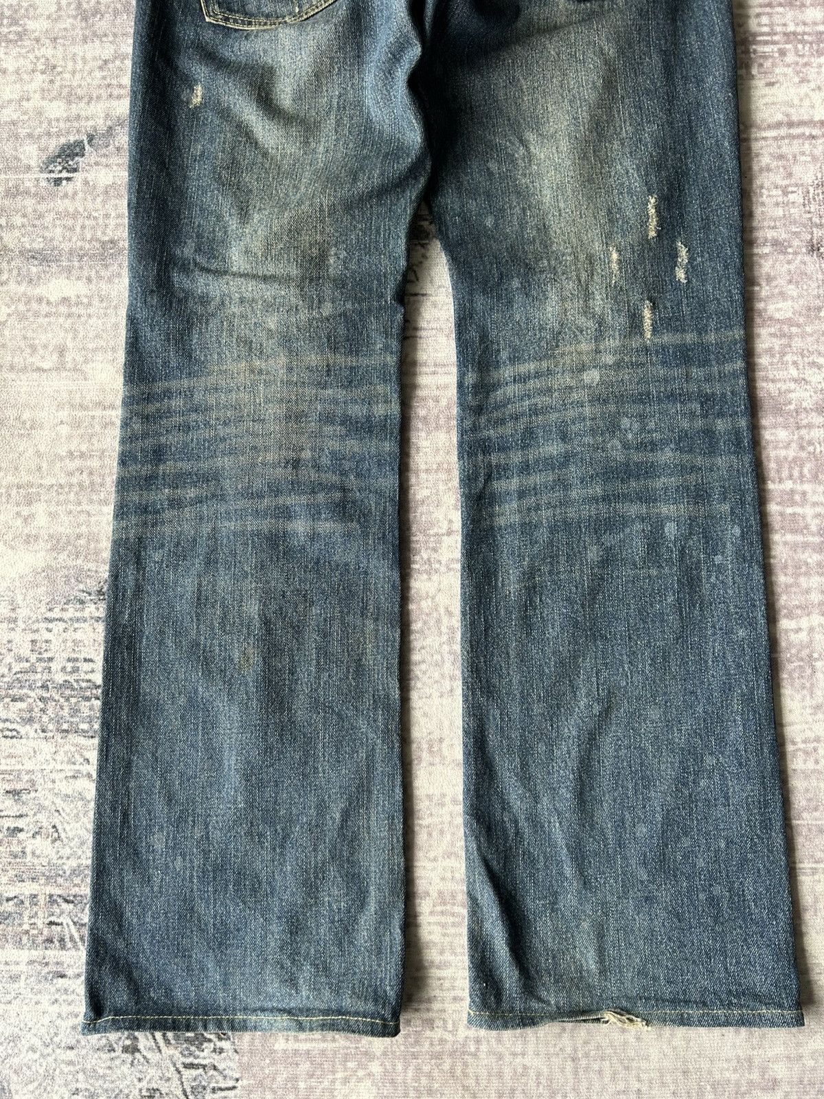 Tornado Mart Y2k Punk Distressed Nicole Jeans Size US 35 - 11 Thumbnail