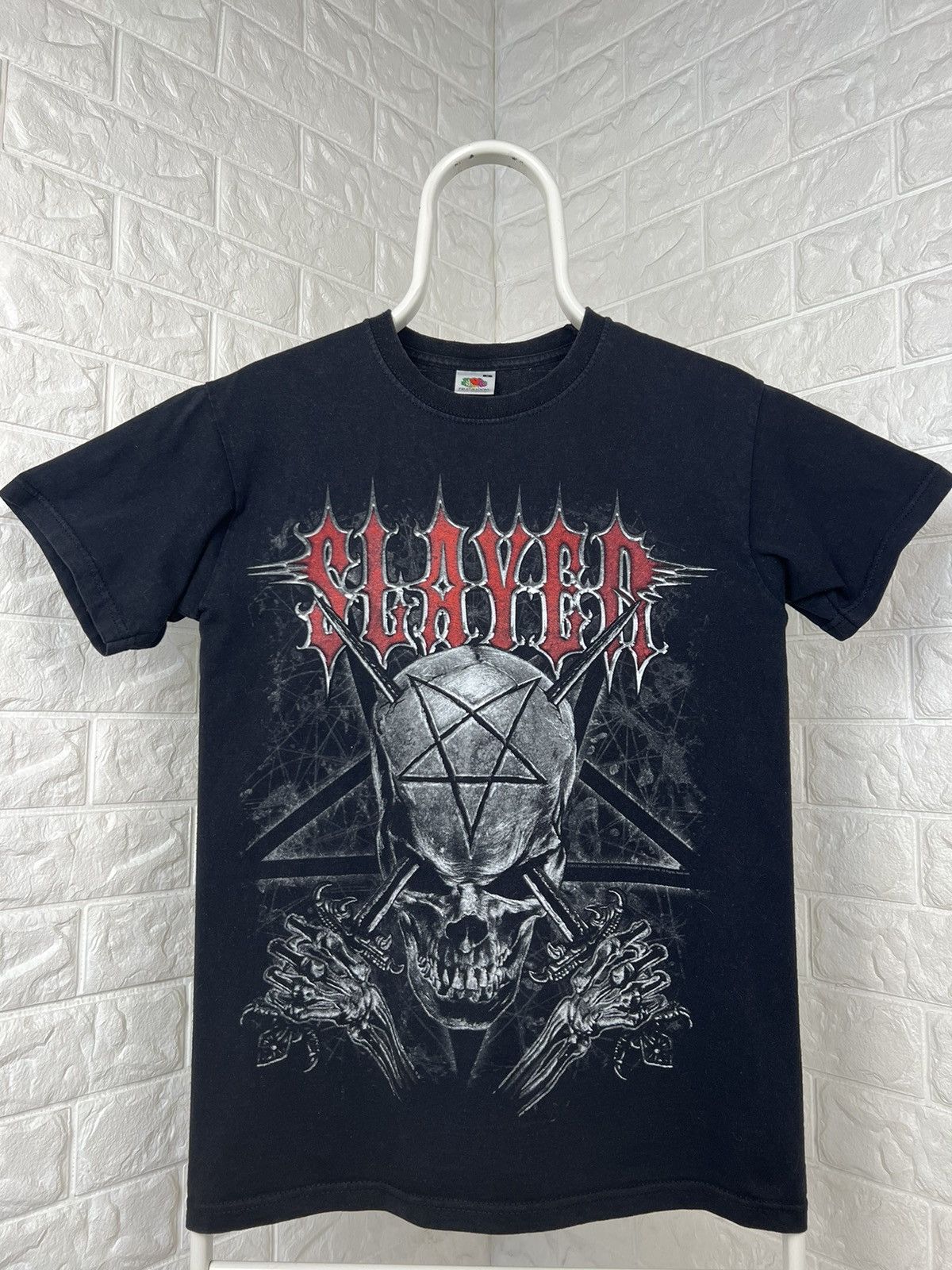 Band Tees × Slayer × Vintage Slayer World Domination Tour 2013 Size US S / EU 44-46 / 1 - 2 Thumbnail