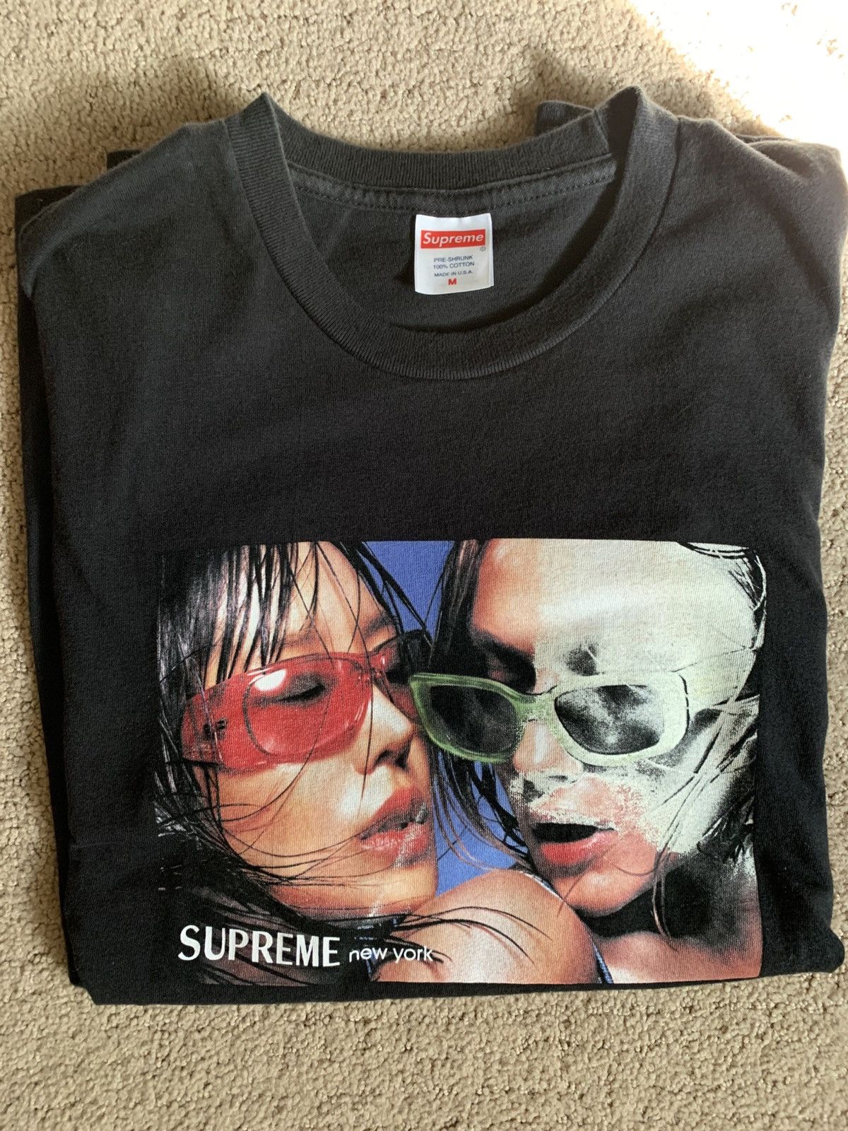 Supreme Supreme Eyewear Tee Black #2 Size US M / EU 48-50 / 2 - 1 Thumbnail