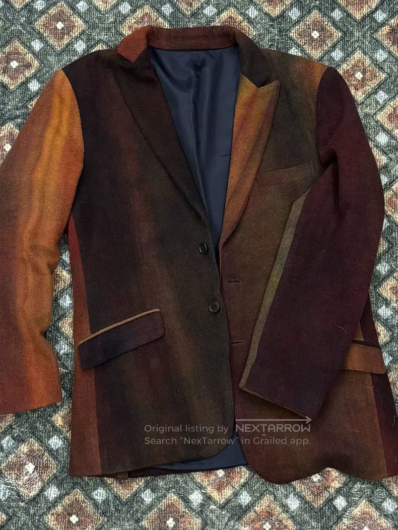 Needles Needles size M Wool printed suit jacket Size 46R - 1 Thumbnail