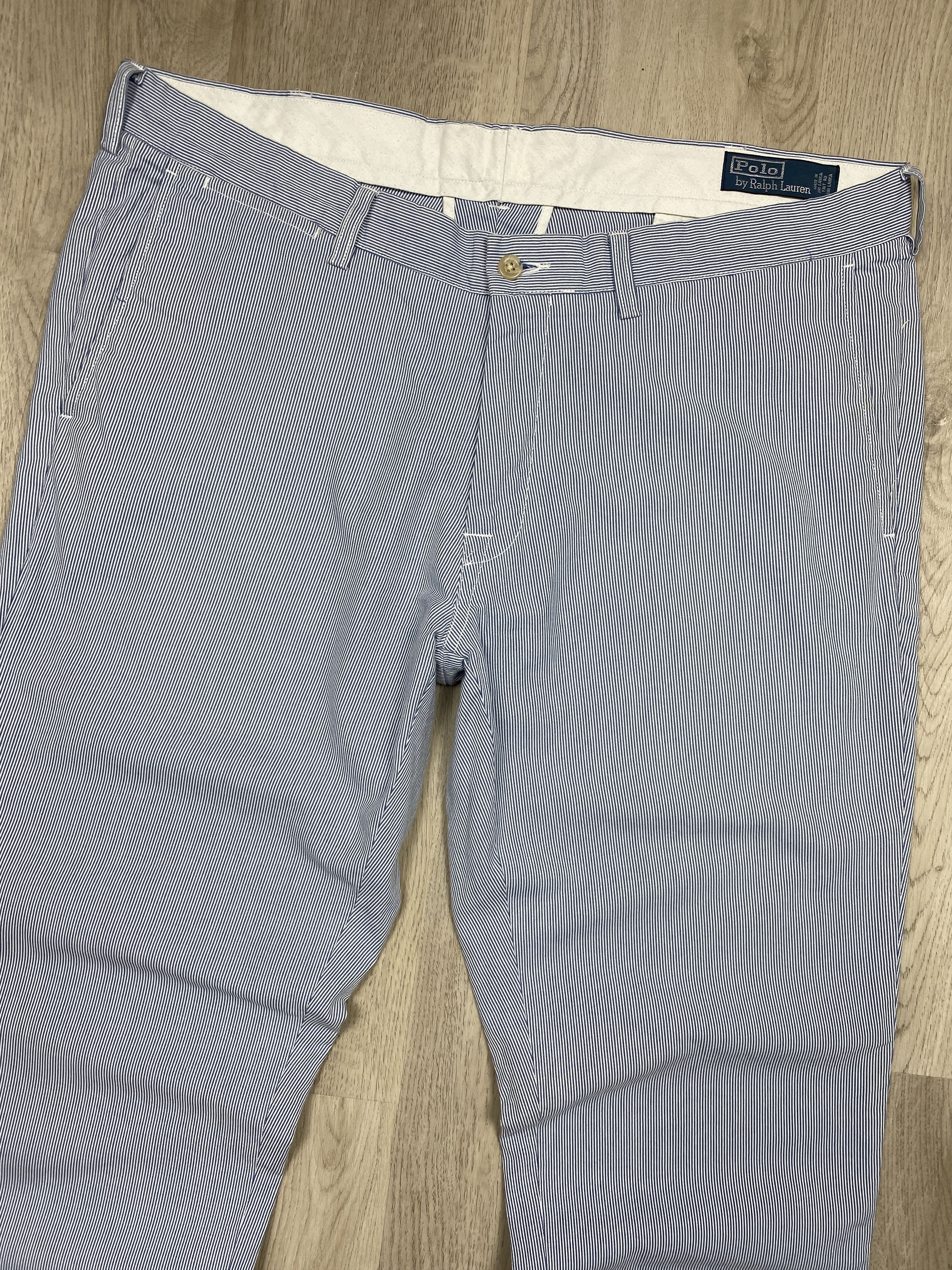 Polo Ralph Lauren × Ralph Lauren Polo Ralph Lauren Vintage Mens Striped Chino Pants Size US 38 / EU 54 - 2 Thumbnail