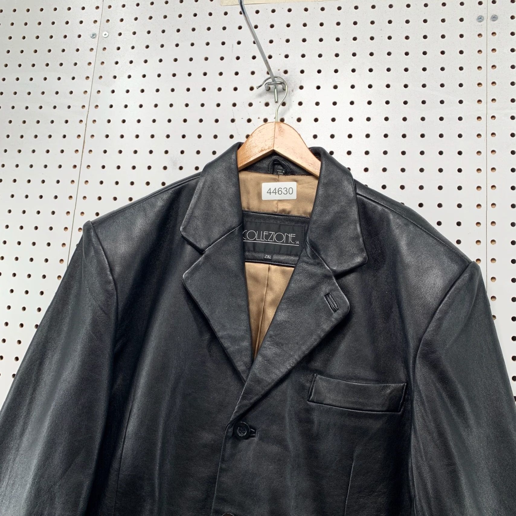 Vintage VINTAGE Collezione Leather Jacket Mens 2XL Black Super Natural Dean Winchester Jacket Men 2XL Black Collezione Leather Bomber Tv Decade 90s Mens Size US XXL / EU 58 / 5 - 4 Thumbnail
