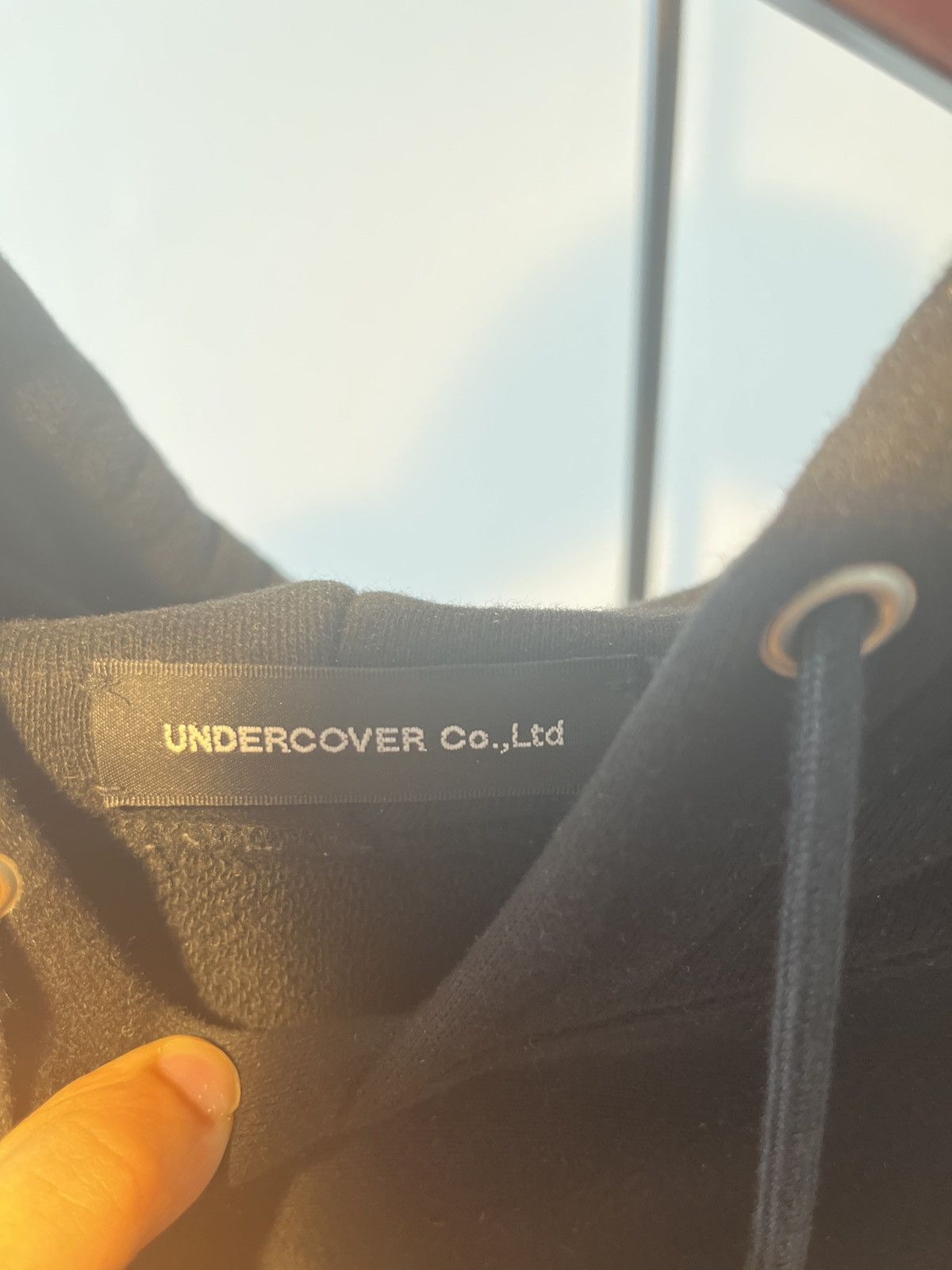 Undercover Undercover - Black Embroidered Sweatshirt Size US M / EU 48-50 / 2 - 6 Thumbnail