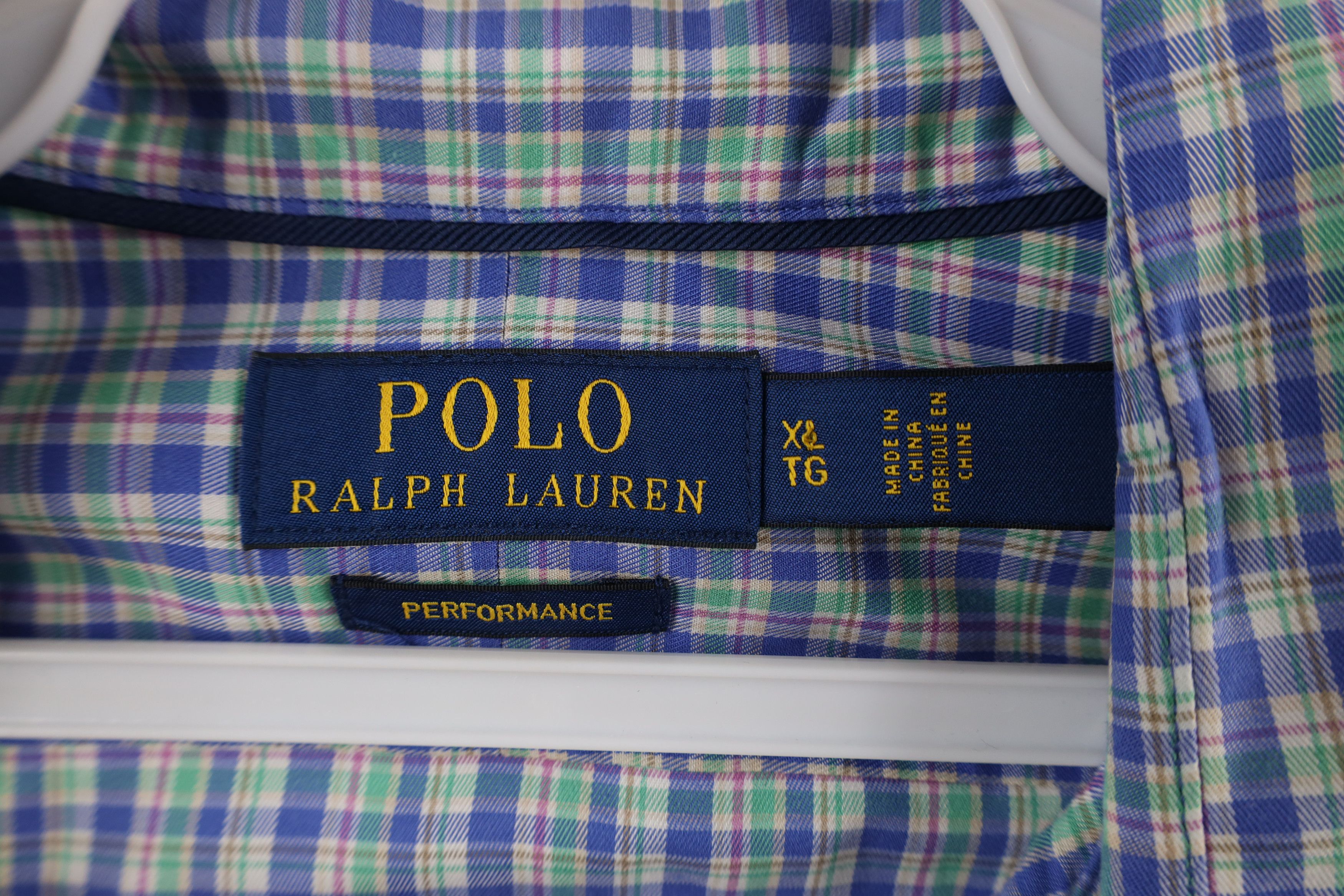 Ralph Lauren × Vintage Ralph Lauren Performance Rainbow Plaid Collared Button Shirt Size US XL / EU 56 / 4 - 5 Thumbnail
