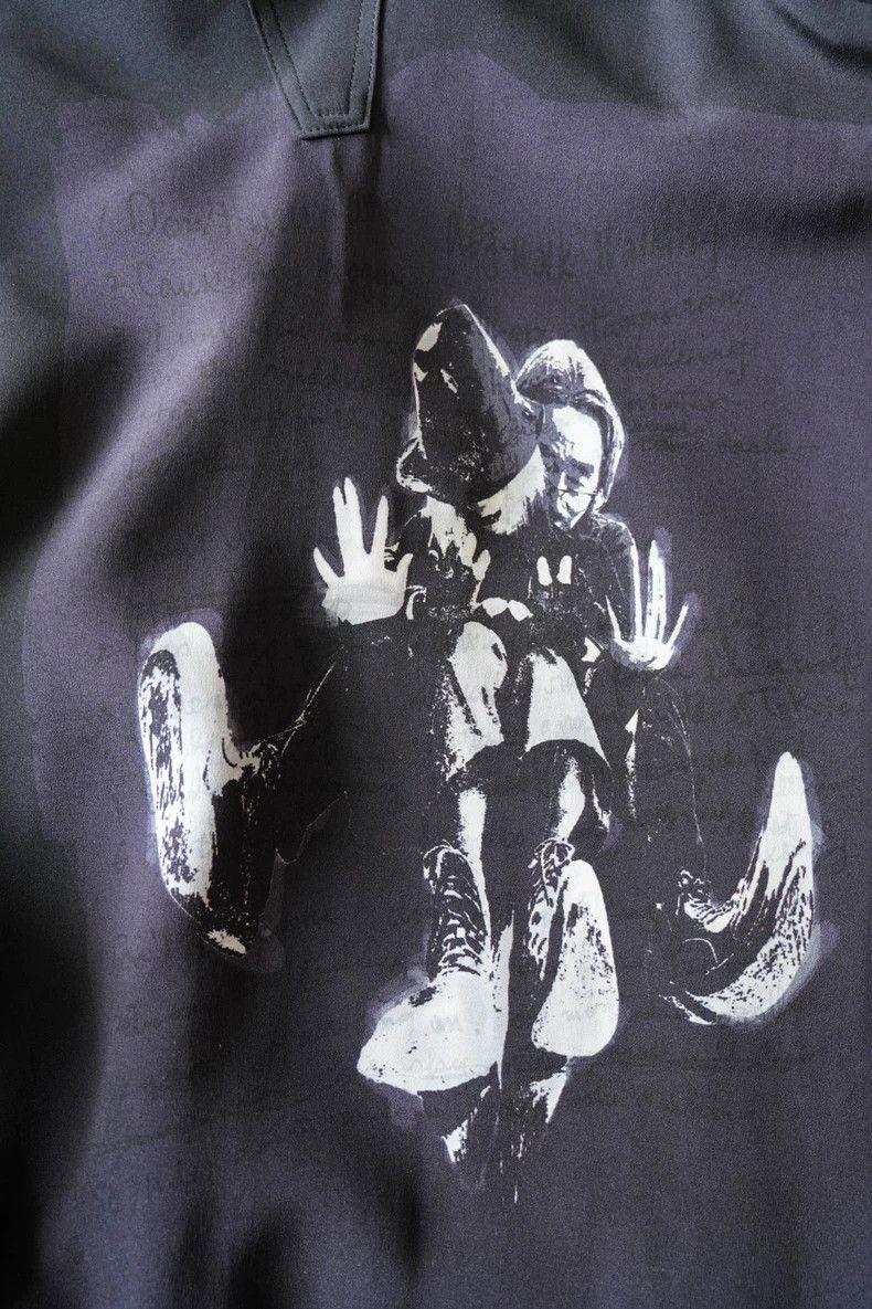 Yohji Yamamoto Yohji Yamamoto 22AW Silk Old Man Woman Print Jacket 2503-N Size US L / EU 52-54 / 3 - 3 Thumbnail