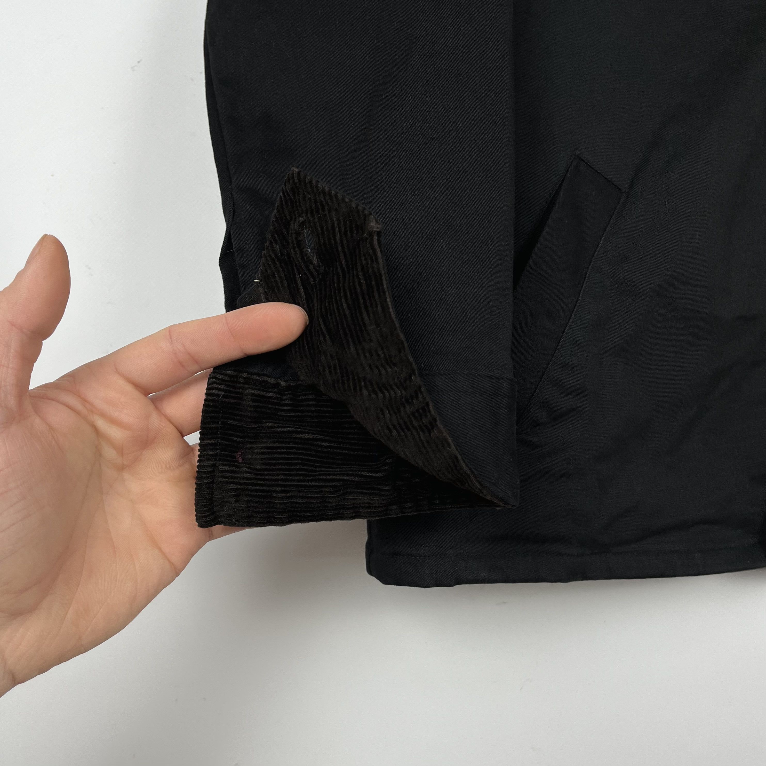 Percival Designer Percival Twill Black Chore Coat Jacket Size US L / EU 52-54 / 3 - 10 Thumbnail