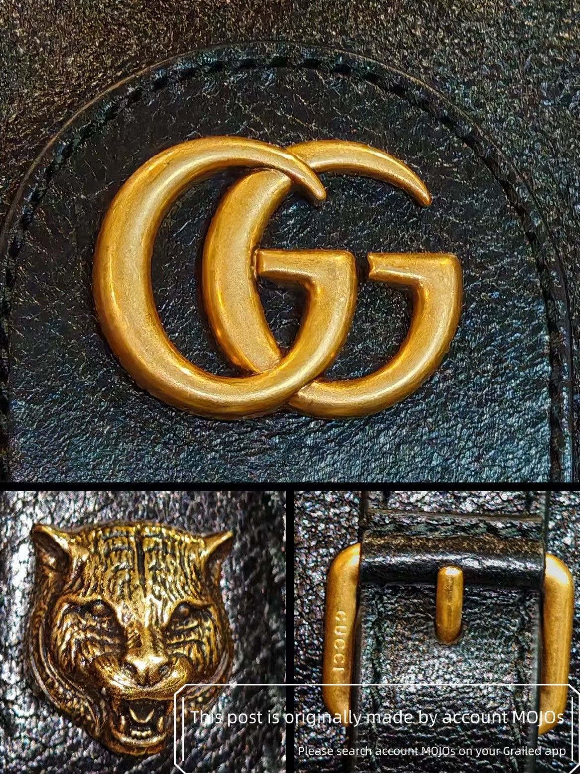 Gucci Gucci Marmont Leather Runway Logo Backpack mojos117 Size ONE SIZE - 8 Thumbnail