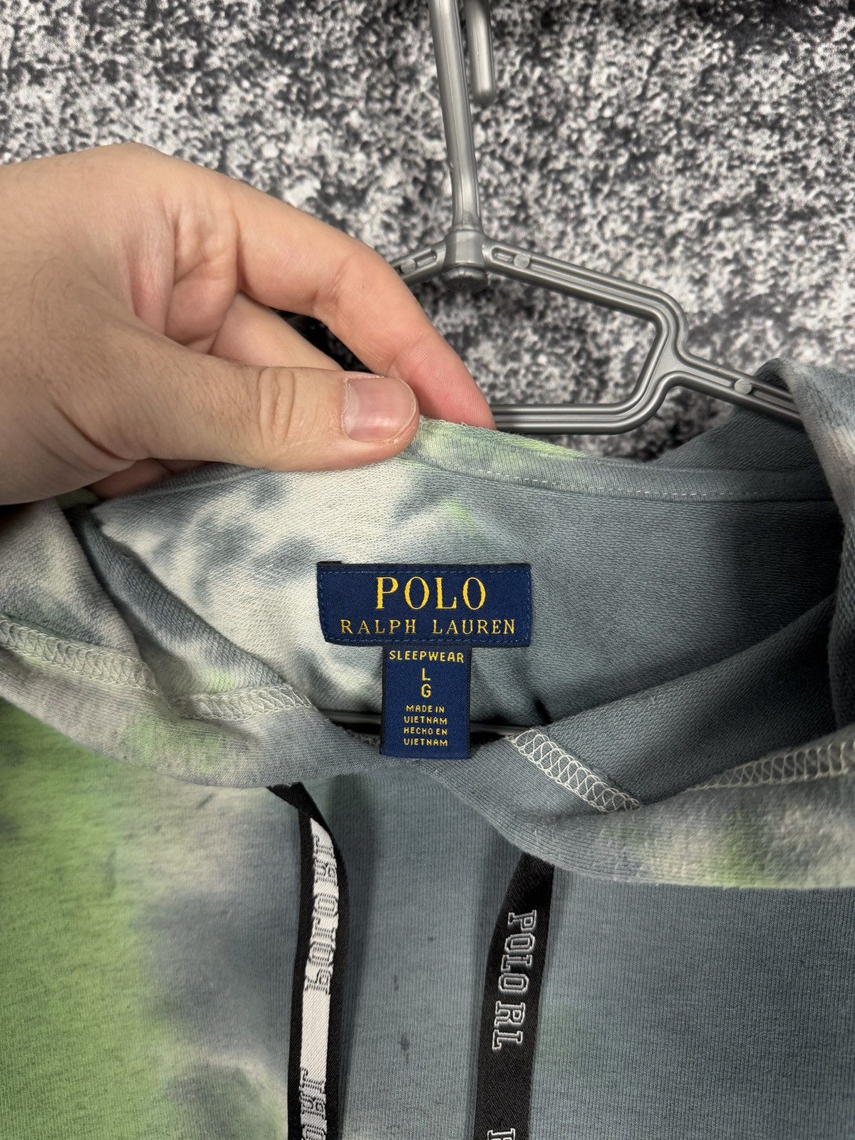 Polo Ralph Lauren Polo Ralph Lauren Tie Dye Lightweight Hoodie Custom Size L Size US L / EU 52-54 / 3 - 7 Thumbnail