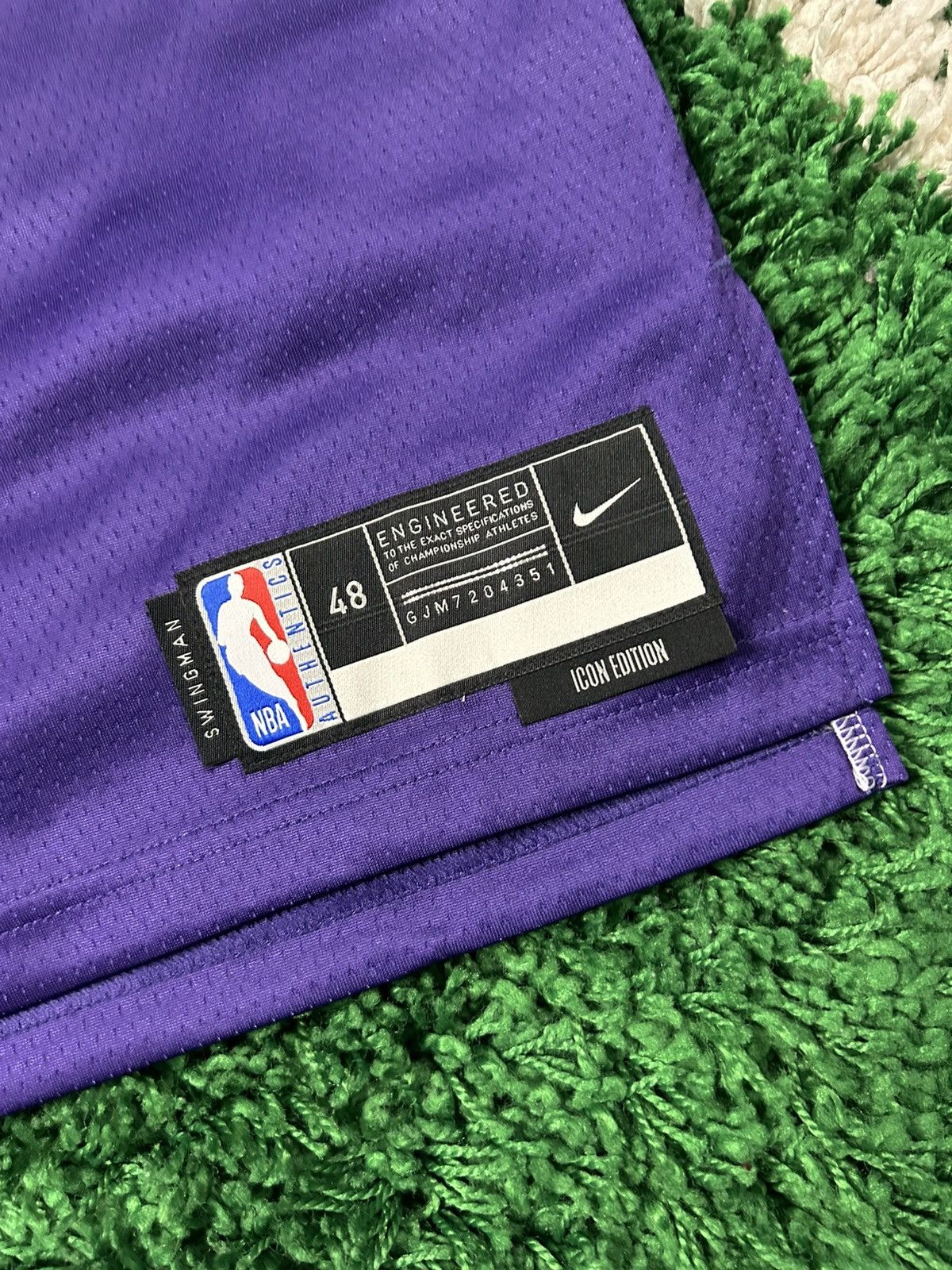 NBA Devin Booker Nike Dri-Fit Swingman Jersey Icon Edition Sz L Size US L / EU 52-54 / 3 - 5 Thumbnail
