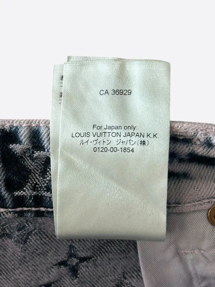Louis Vuitton Louis Vuitton Purple & Blue Monogram Carpenter Jeans Size US 38 / EU 54 - 7 Thumbnail
