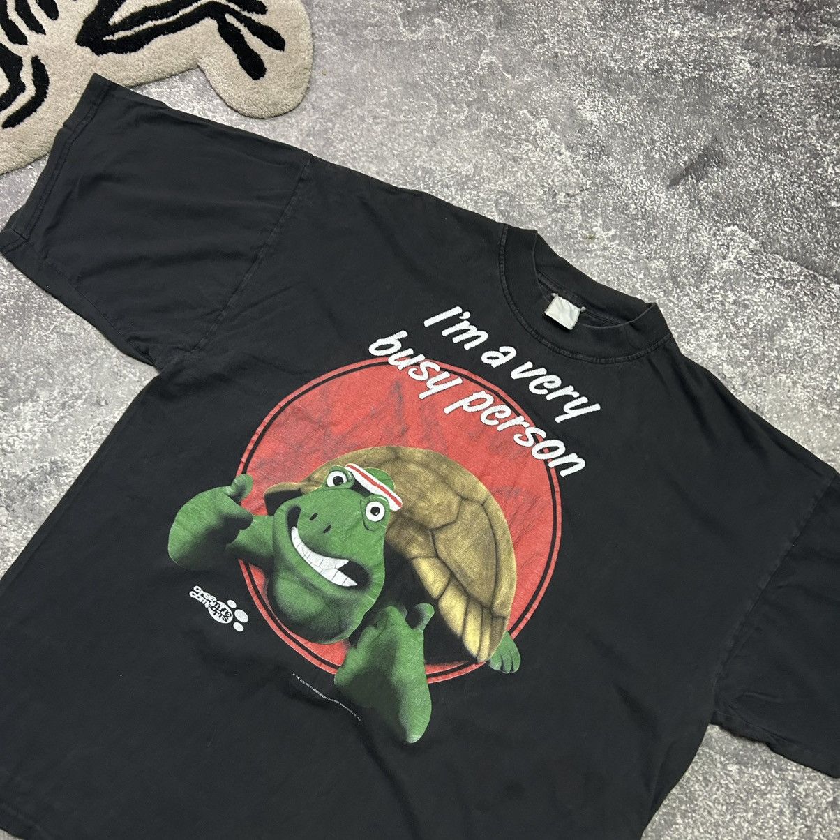 Cartoon Network Vintage Creature Comforts Frank The Tortoise 1991 cartoontee Size US XL / EU 56 / 4 - 2 Thumbnail