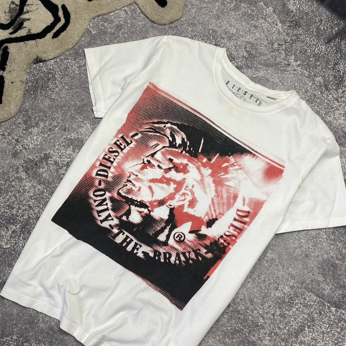 Diesel Men’s Diesel Big Graphic Logo Designer tee Size US L / EU 52-54 / 3 - 2 Thumbnail