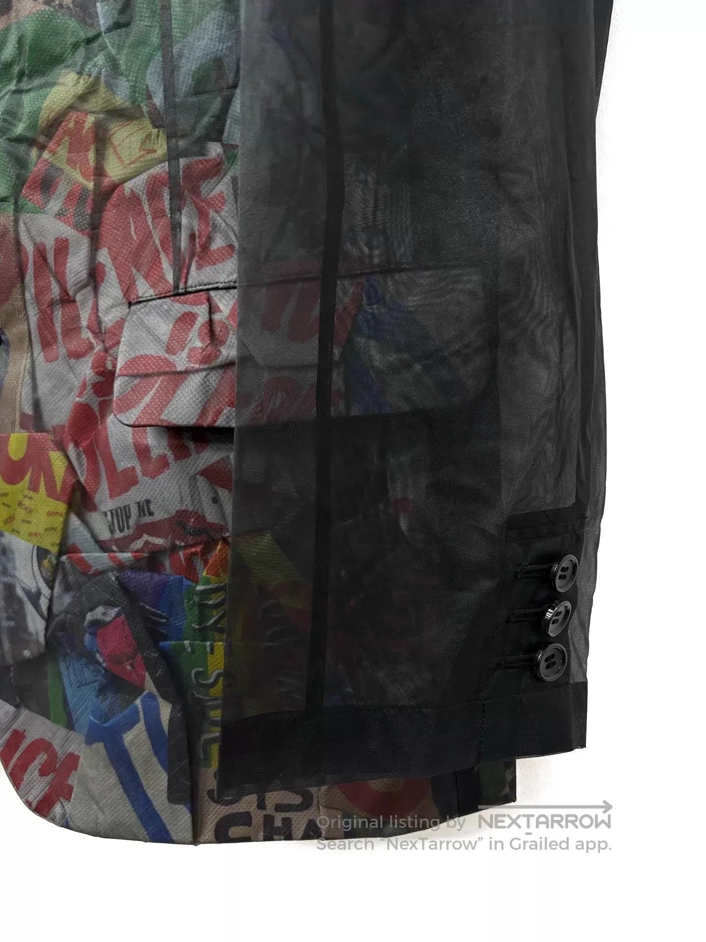 Comme des Garcons Multi Color Graphic Print Light Jacket. Size US M / EU 48-50 / 2 - 6 Thumbnail