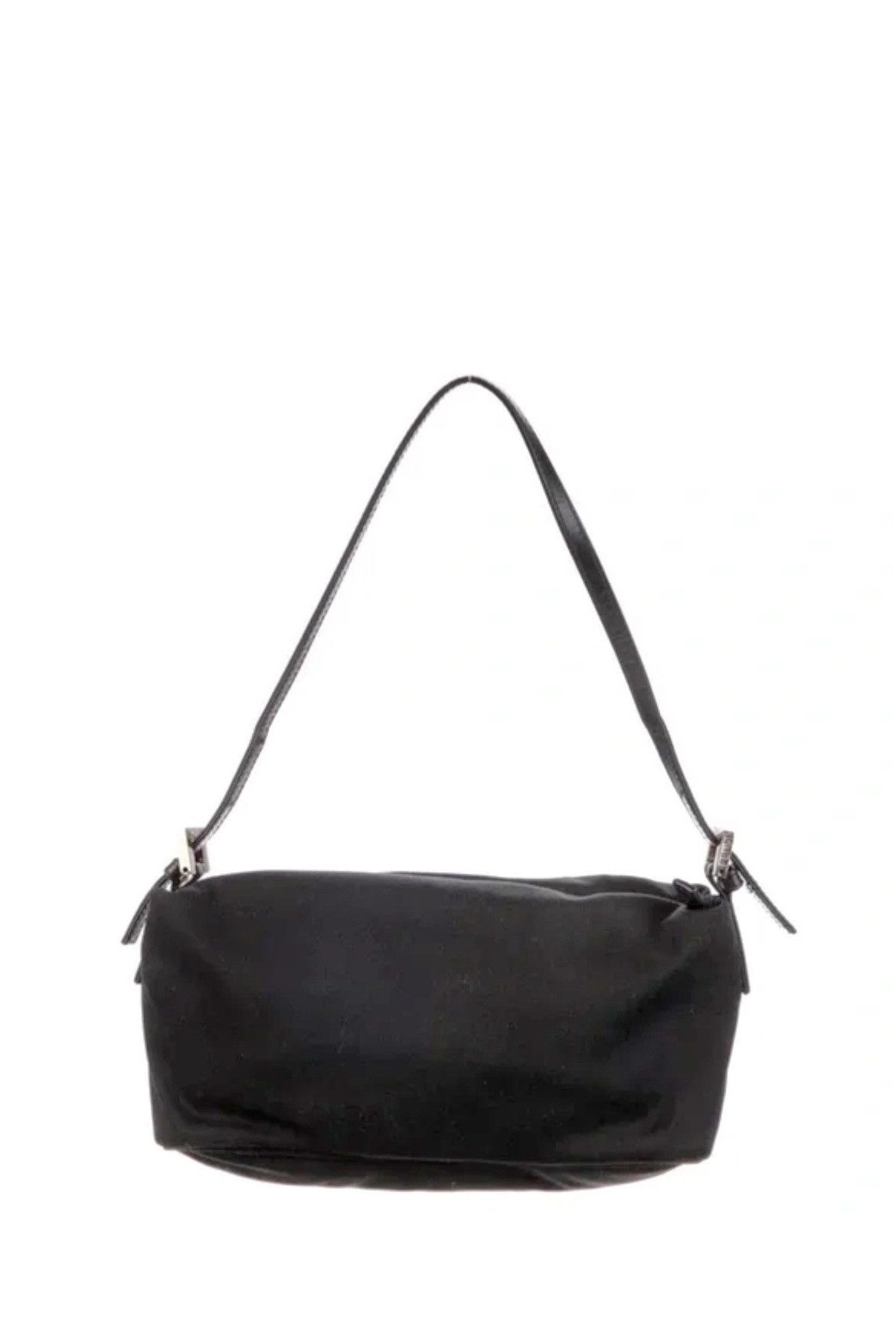 Fendi Authentic FENDI Black Suede Shoulder Bag Size ONE SIZE - 3 Thumbnail