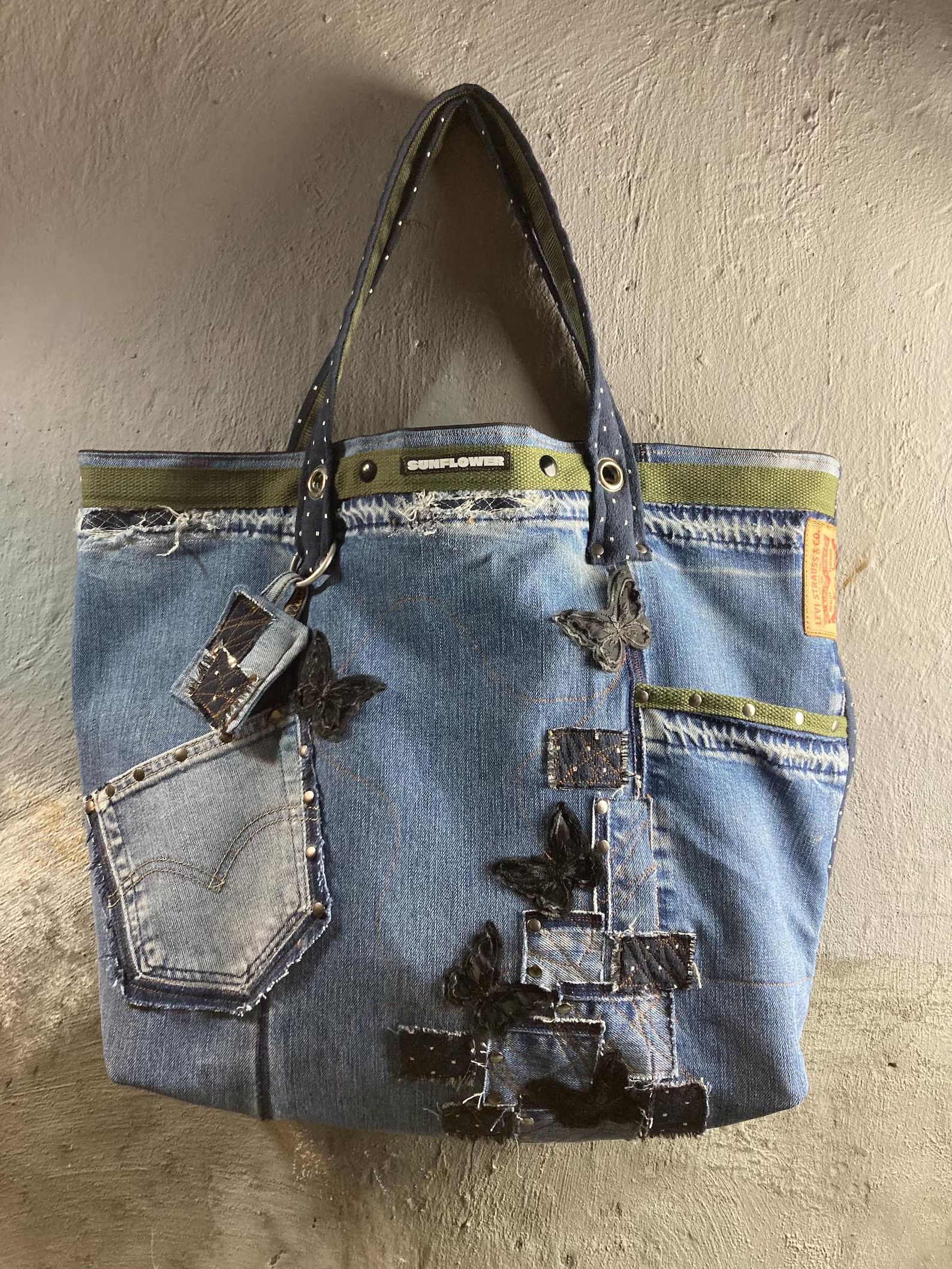 Other upcypling Levis tote bag Y2K Size ONE SIZE - 1 Thumbnail
