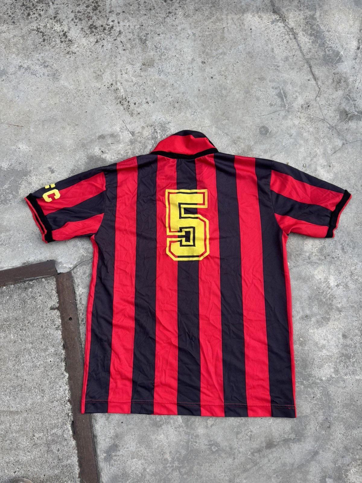 Adidas Rare Vintage Adidas 90/91 Ac Milan Champion League Jersey Size US S / EU 44-46 / 1 - 2 Thumbnail