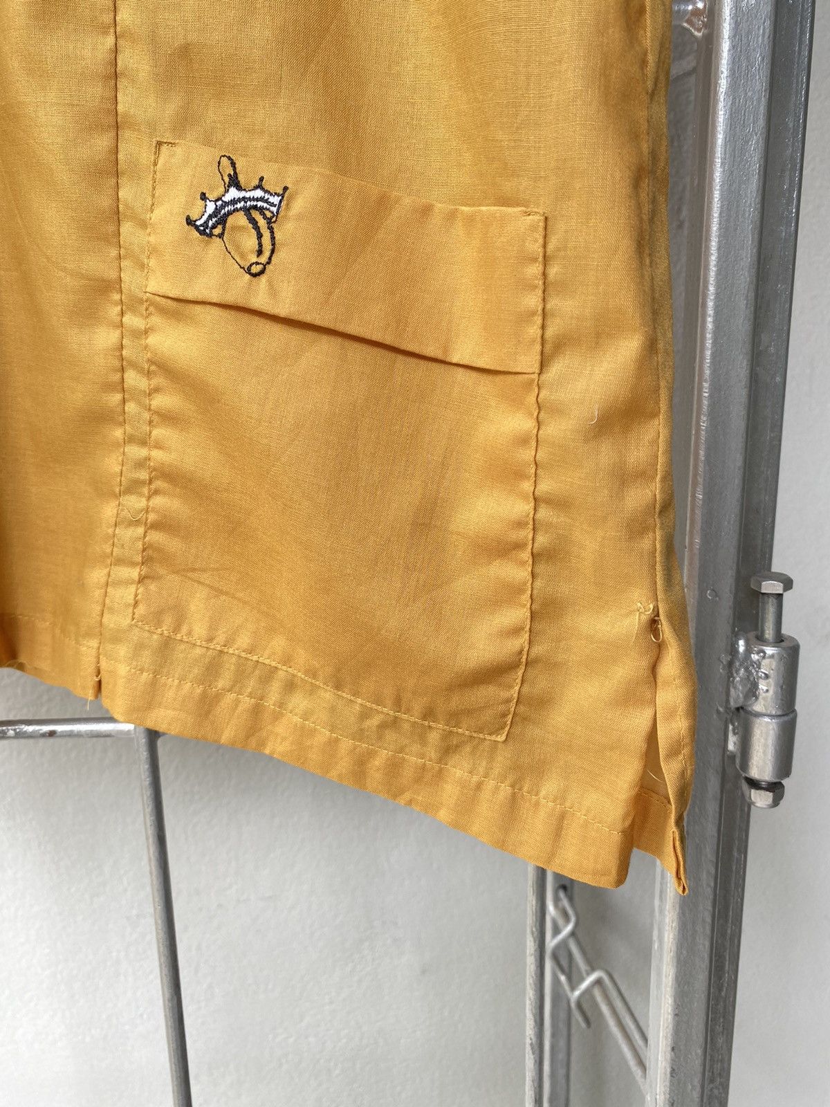 Vintage Hilton Yellow Embroidered Bowling Shirt Size S / US 4 / IT 40 - 6 Thumbnail