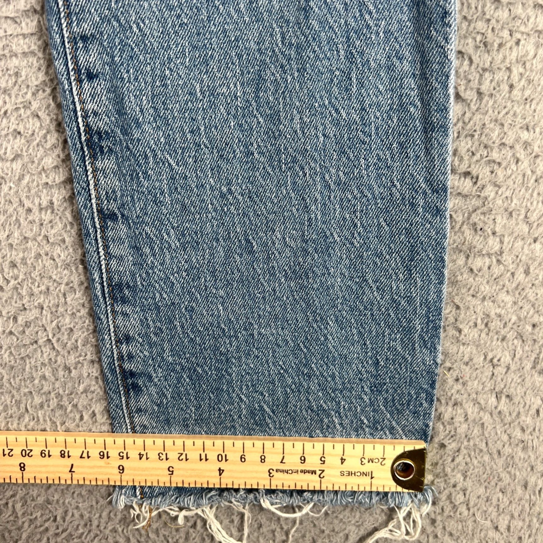 Madewell VINTAGE Madewell Women’s Jeans Tapered Fit High Rise Light Wash 27Inch Size 27" / US 4 / IT 40 - 2 Thumbnail