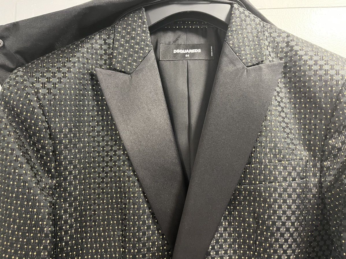 Dsquared2 Spectacular Tuxedo NYE style Blazer Size 44R - 2 Thumbnail