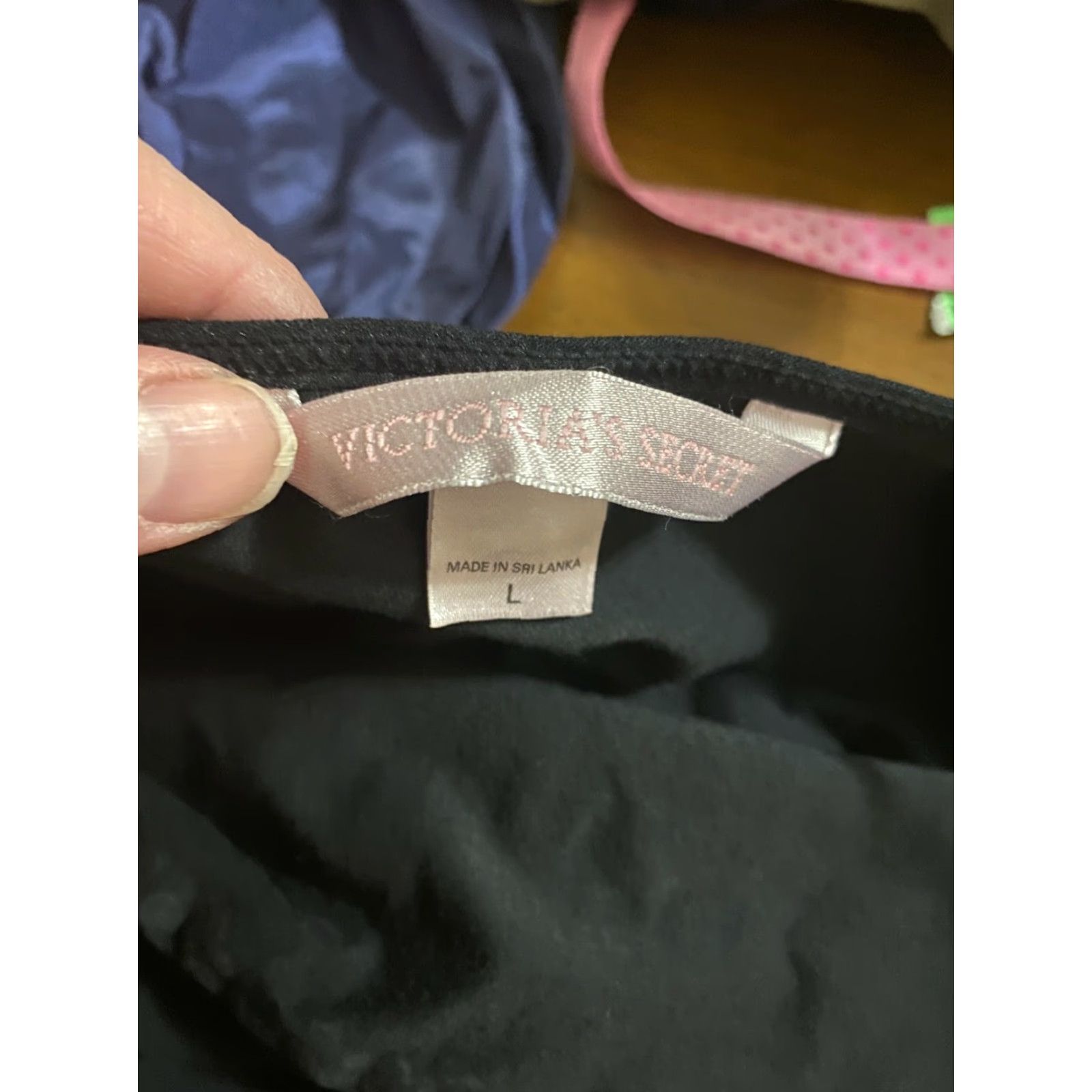 Victoria's Secret Victoria's Secret Womens Large Black Sleep Spaghetti Strap Top Size L / US 10 / IT 46 - 3 Thumbnail