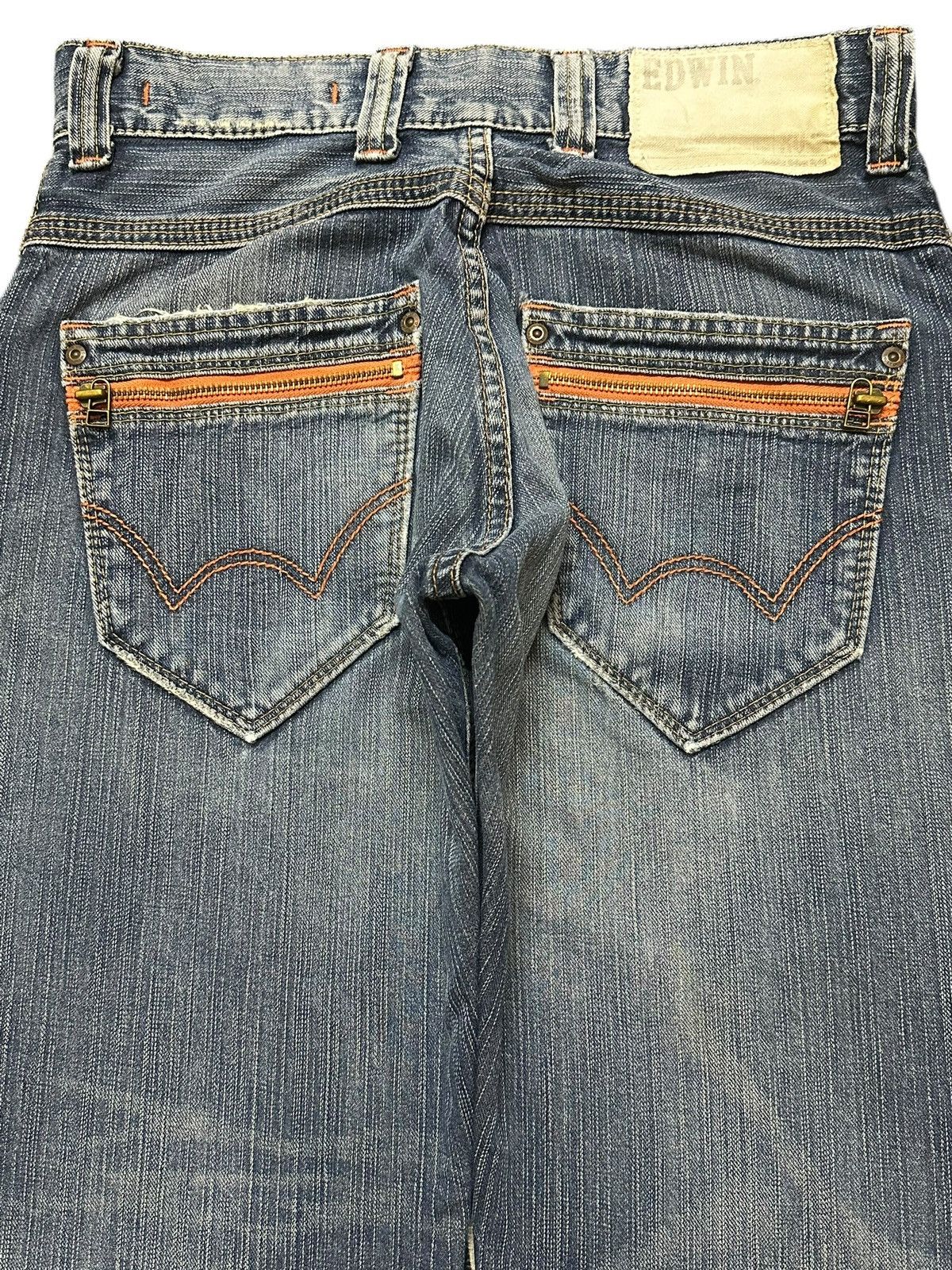 Edwin Edwin XV Exclusive Vintage Blue Faded Wash Style Loose Fits Size US 30 / EU 46 - 5 Thumbnail