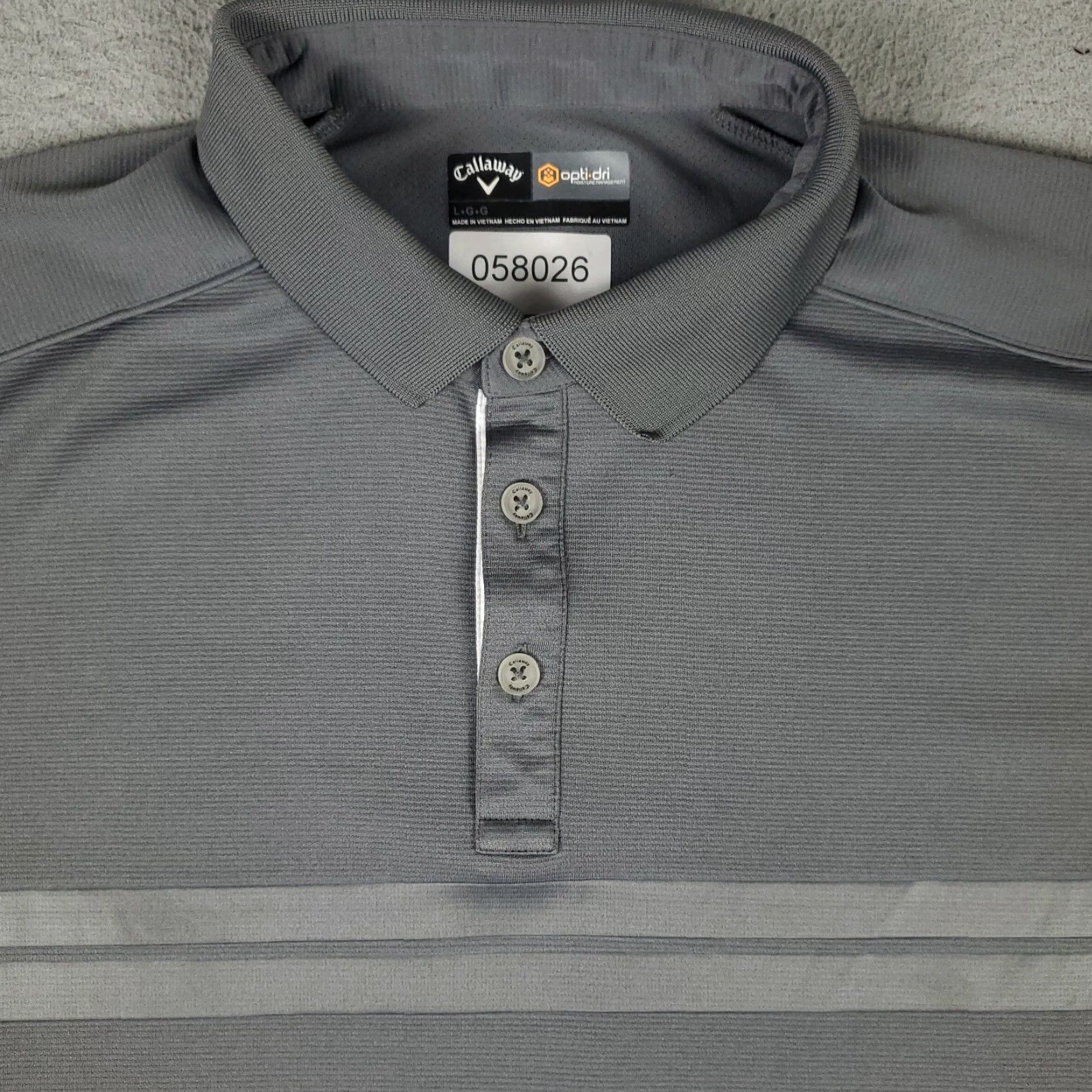Callaway Callaway Polo Shirt Mens Size Large Gray Opti Dri Fit Golf Short Sleeve Polo Shirt Mens Gray Blue? Size US L / EU 52-54 / 3 - 2 Thumbnail