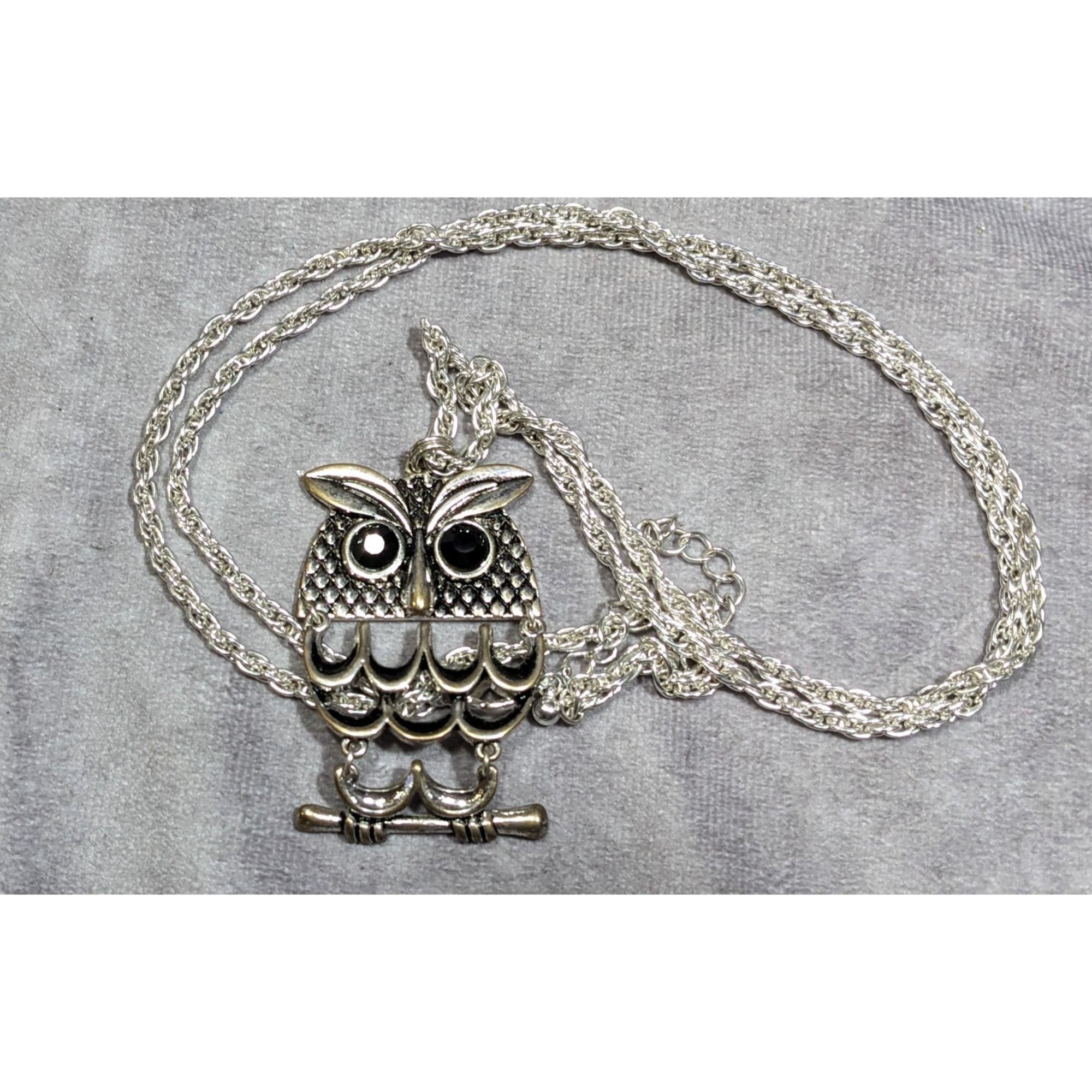 Other Nature Themed Fairycore Articulated Owl Necklace Size ONE SIZE - 7 Thumbnail