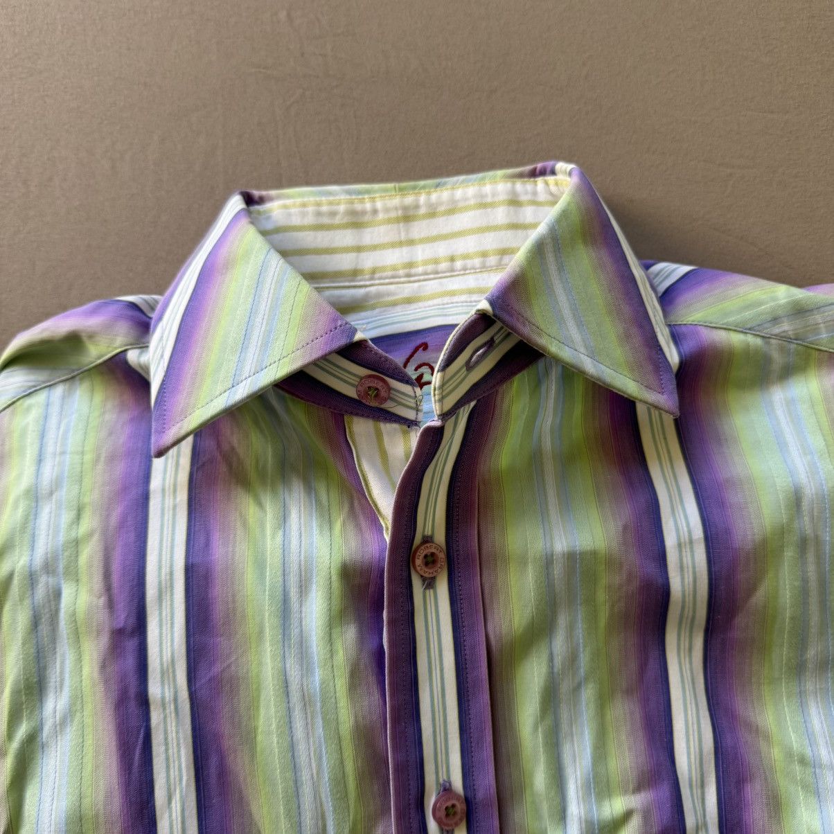 Robert Graham Robert Graham Striped LONG SLEEVE BUTTON DOWN SHIRT Size US M / EU 48-50 / 2 - 3 Thumbnail