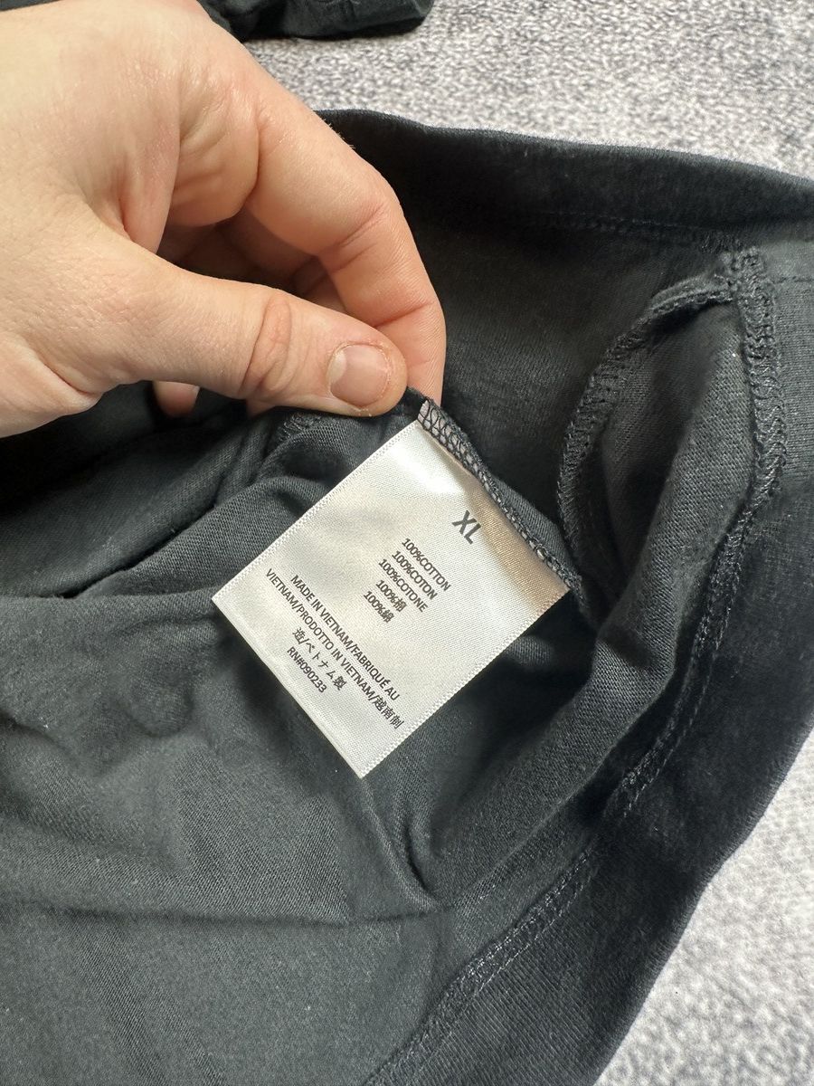 Fear of God Fear Of God Essentials Big Back Logo Black T-shirt Rare Usa Size US XL / EU 56 / 4 - 7 Thumbnail