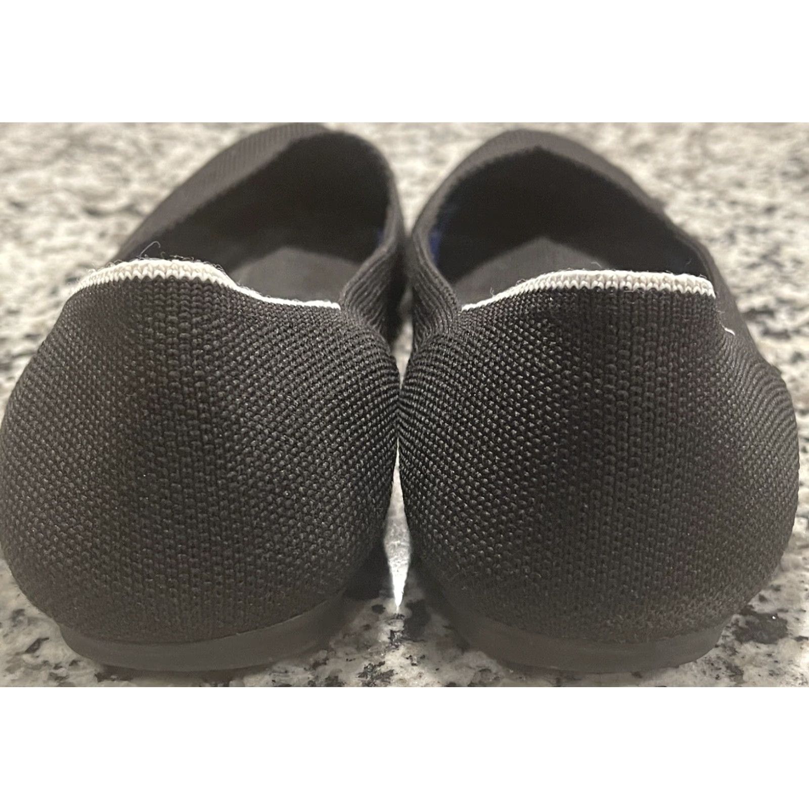 Rothy's Rothy’s The Flat Flat Black Solid Round Toe Slip On Cushioned Women 9.5 US/7 UK/41 EU Shoes Size US 7 / IT 37 - 2 Thumbnail