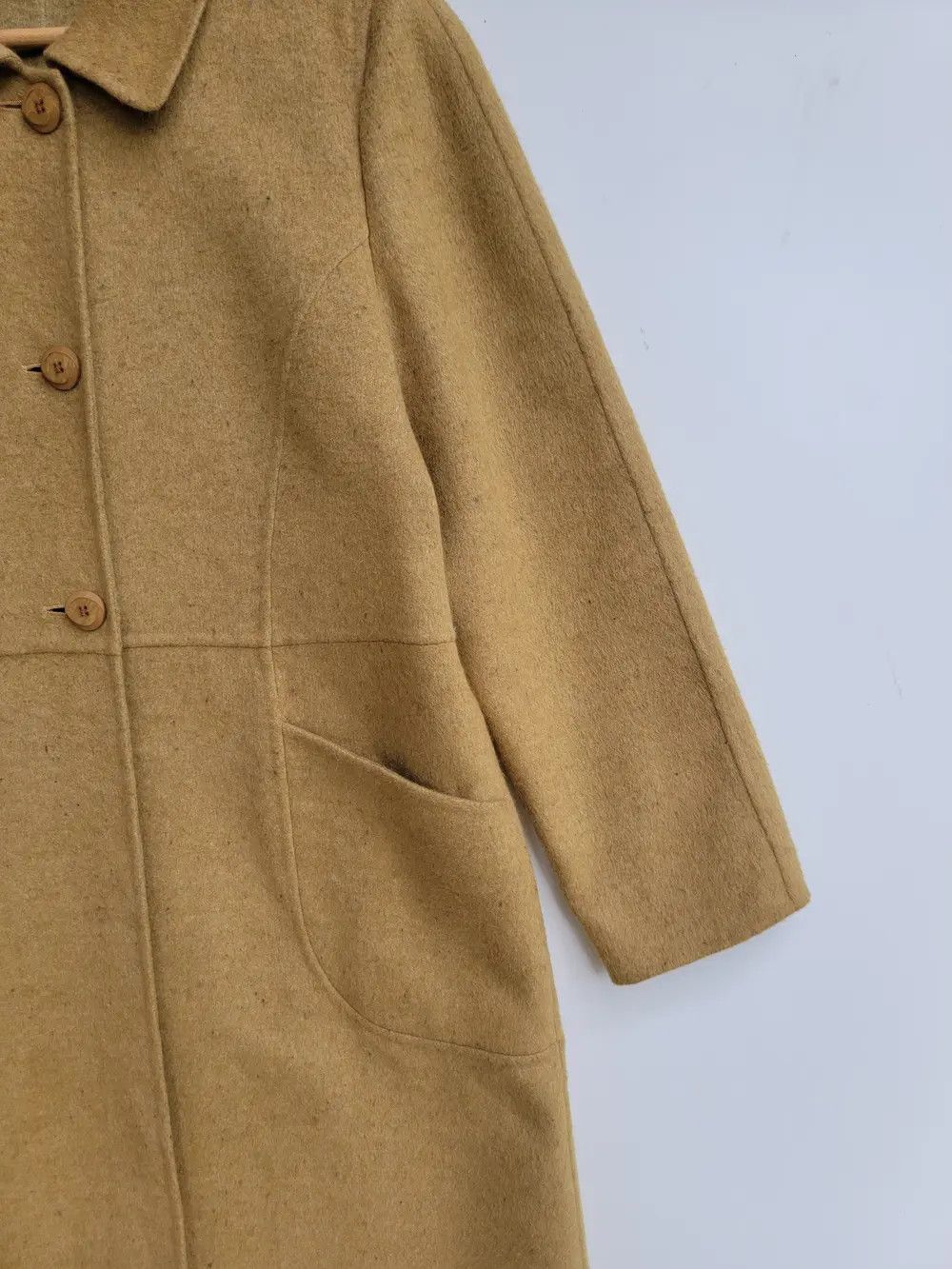Other Giovanni Maniglia Wool Long Jacket Size L / US 10 / IT 46 - 5 Thumbnail