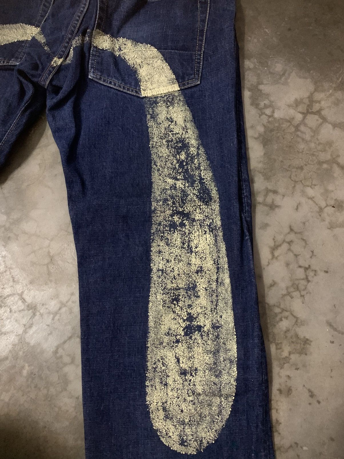 Evisu Evisu Big Logo Selvedge Denim Jeans Size US 35 - 11 Thumbnail