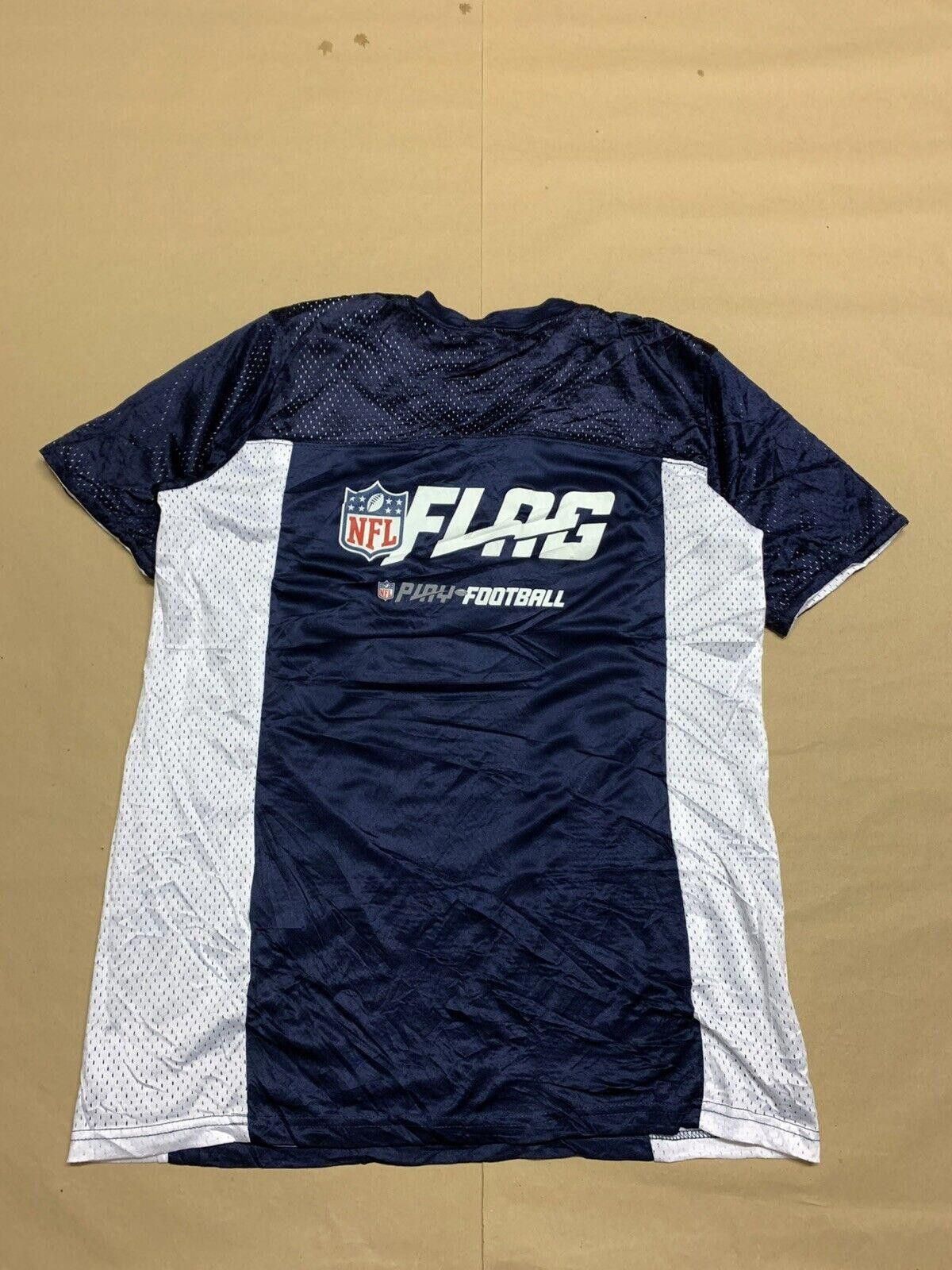 NFL Tennessee Titans Football Jersey Medium White Reversible Size ONE SIZE - 2 Thumbnail