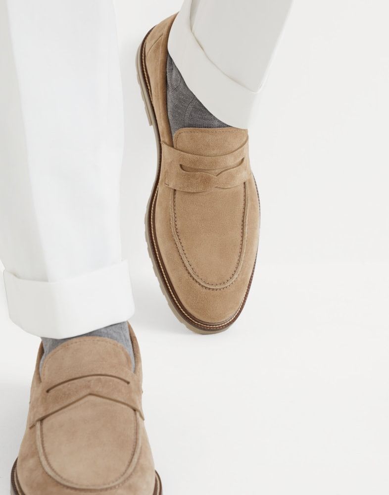 Brunello Cucinelli o1w1db10825 Pair Of Loafers in Brown Size US 11 / EU 44 - 5 Thumbnail