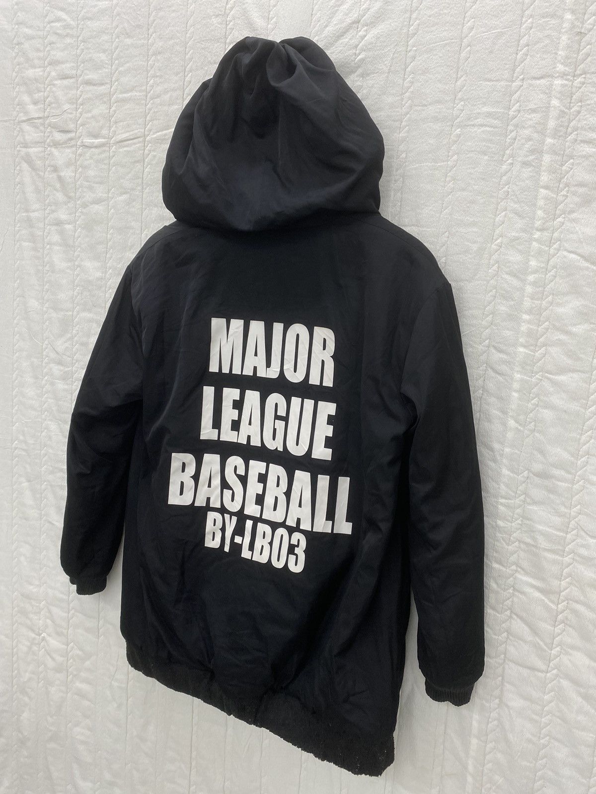 MLB × New York Yankees (N) MLB LB-03 REVERSIBLE HOODIE BOMBER JACKET FULL ZIP Size US M / EU 48-50 / 2 - 6 Thumbnail