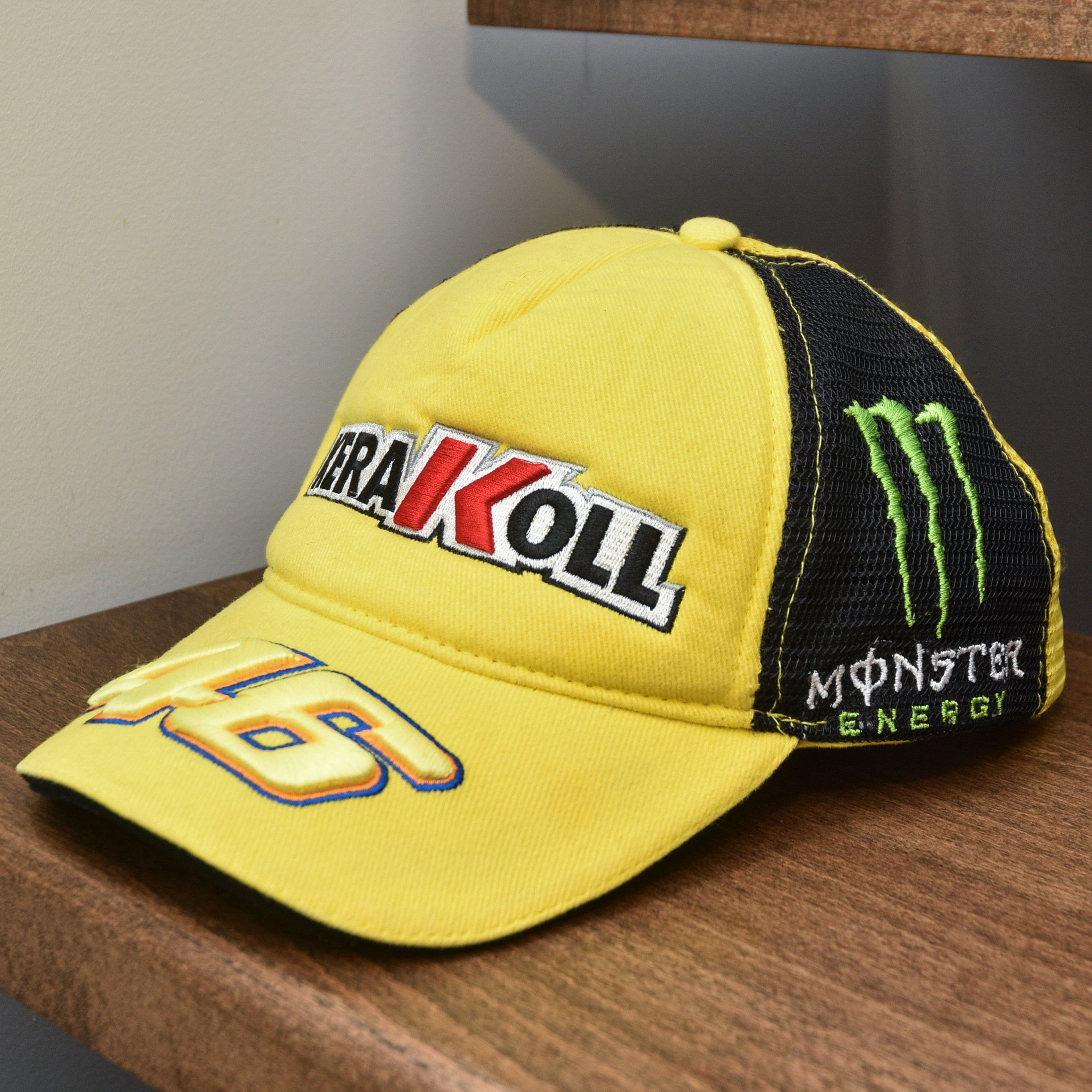 Formula 1 Monster Energy Valentino Rossi VR46 Racing Collection Cap Size ONE SIZE - 5 Thumbnail