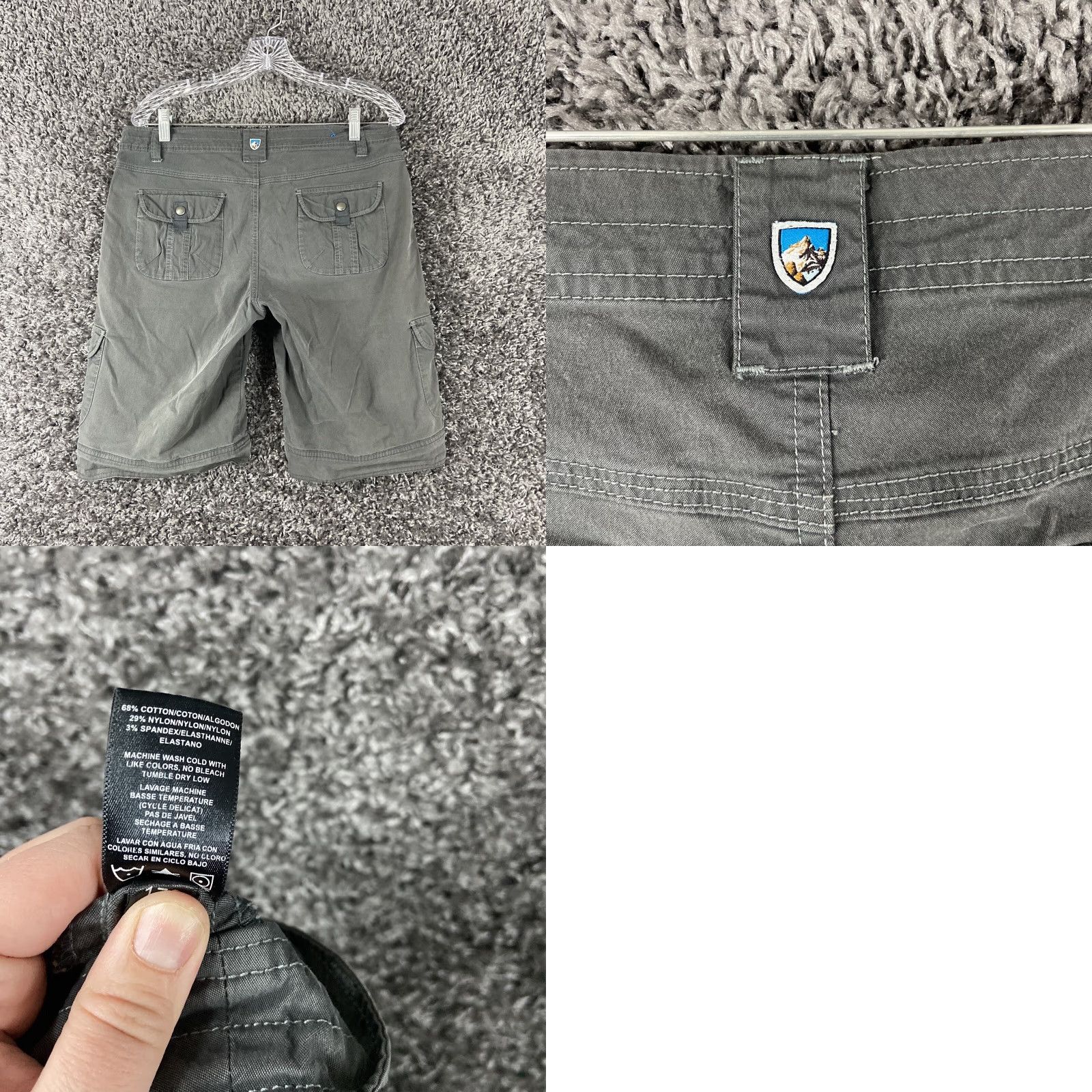 Vintage VINTAGE Kuhl Women's Bermuda Shorts Size 12 Gray Casual Summer Size 34" / US 12 / IT 48 - 8 Thumbnail