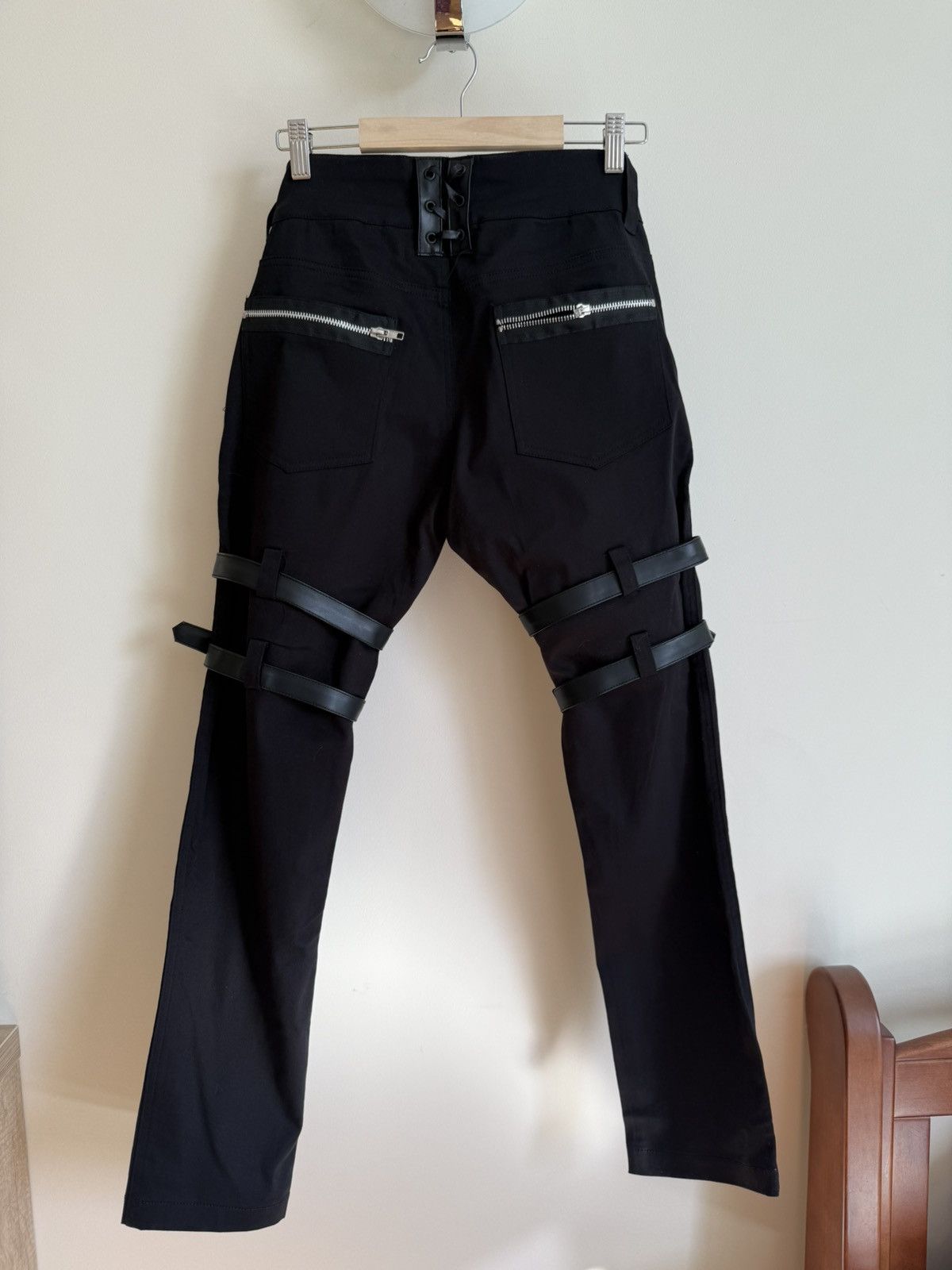 Other Heartless Bondage Pants XXS Alternative Gothic Punk Strap Size US 27 - 2 Thumbnail