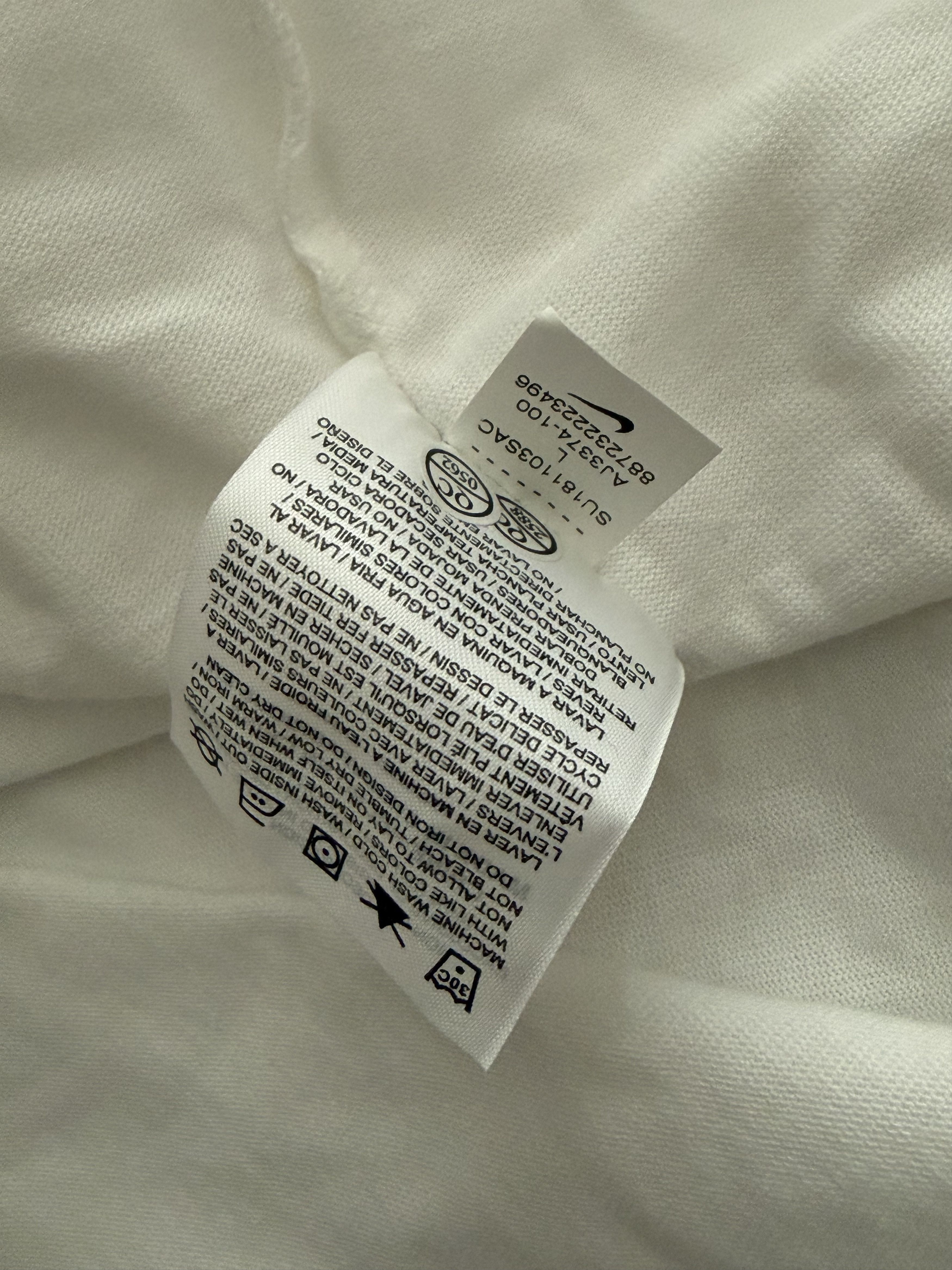 Nike × Off-White Nike x Off-White “Logo” Shirt White Large Size US L / EU 52-54 / 3 - 14 Thumbnail