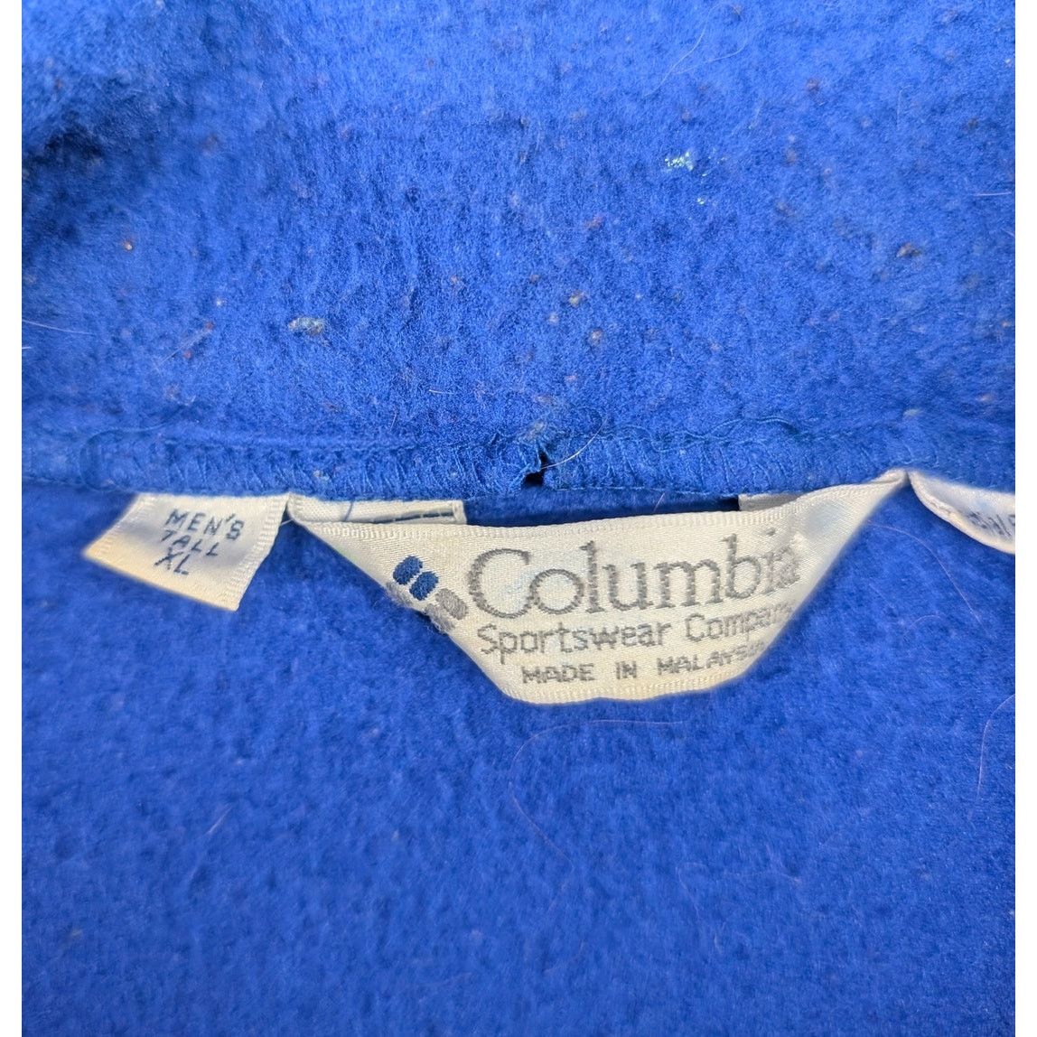 Columbia × Vintage Vintage 90s Columbia Sportswear Blue Fleece Sweater Size US XL / EU 56 / 4 - 10 Thumbnail