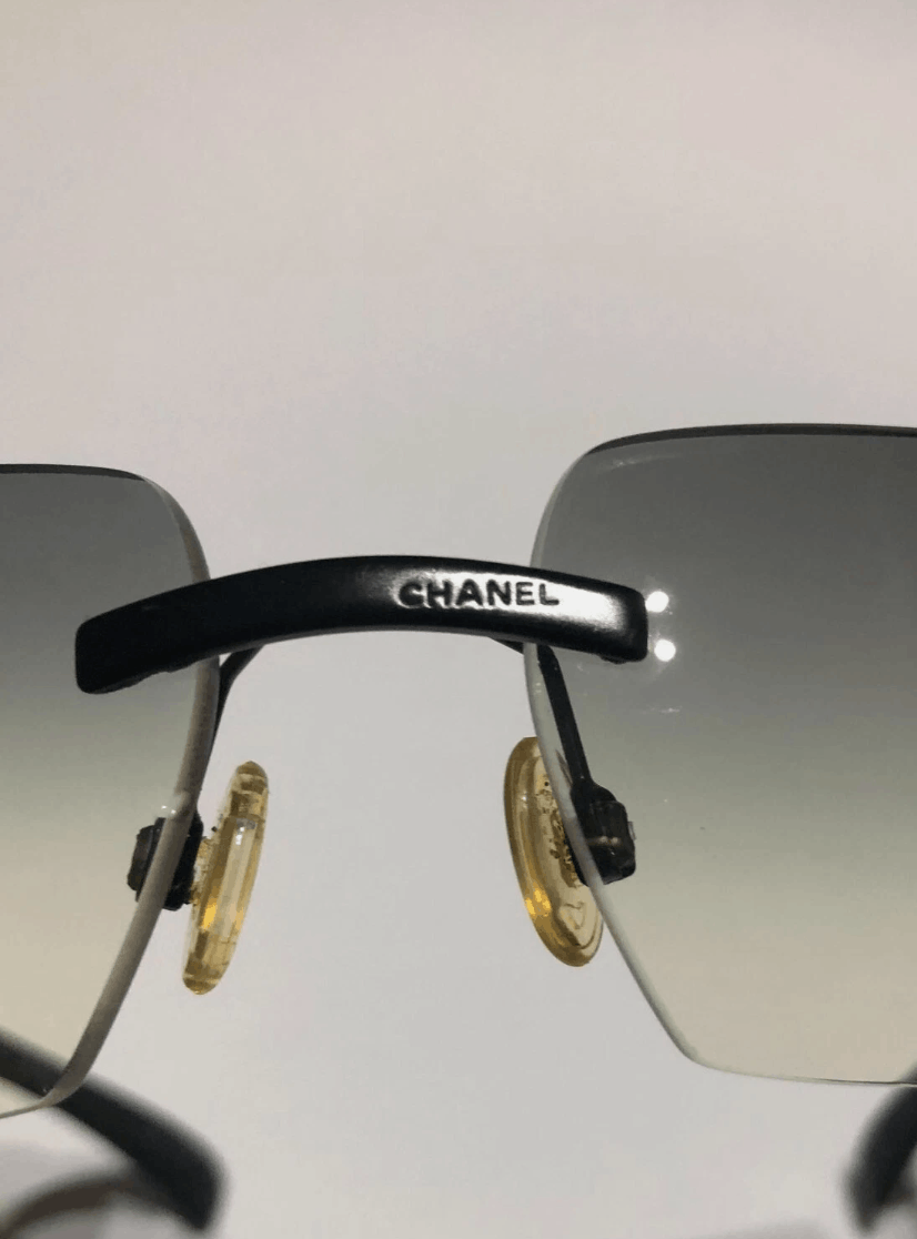 Chanel CHANEL Sunglasses 4048 Rimless Rhinestone 4017 Shields RI832 Size ONE SIZE - 8 Thumbnail