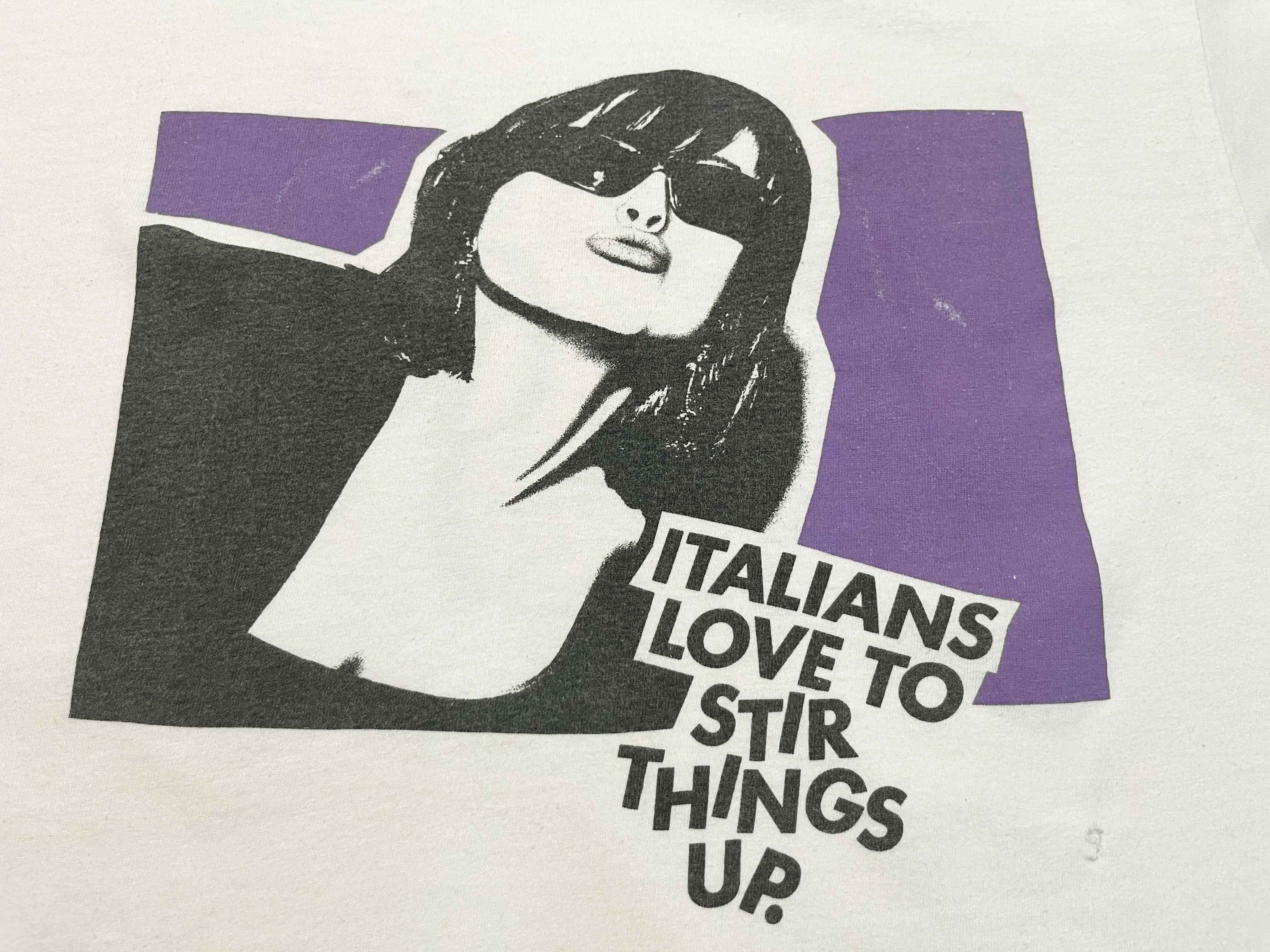 Hanes Vintage Galliano Hot Shot Italians T-Shirt Size US L / EU 52-54 / 3 - 2 Thumbnail