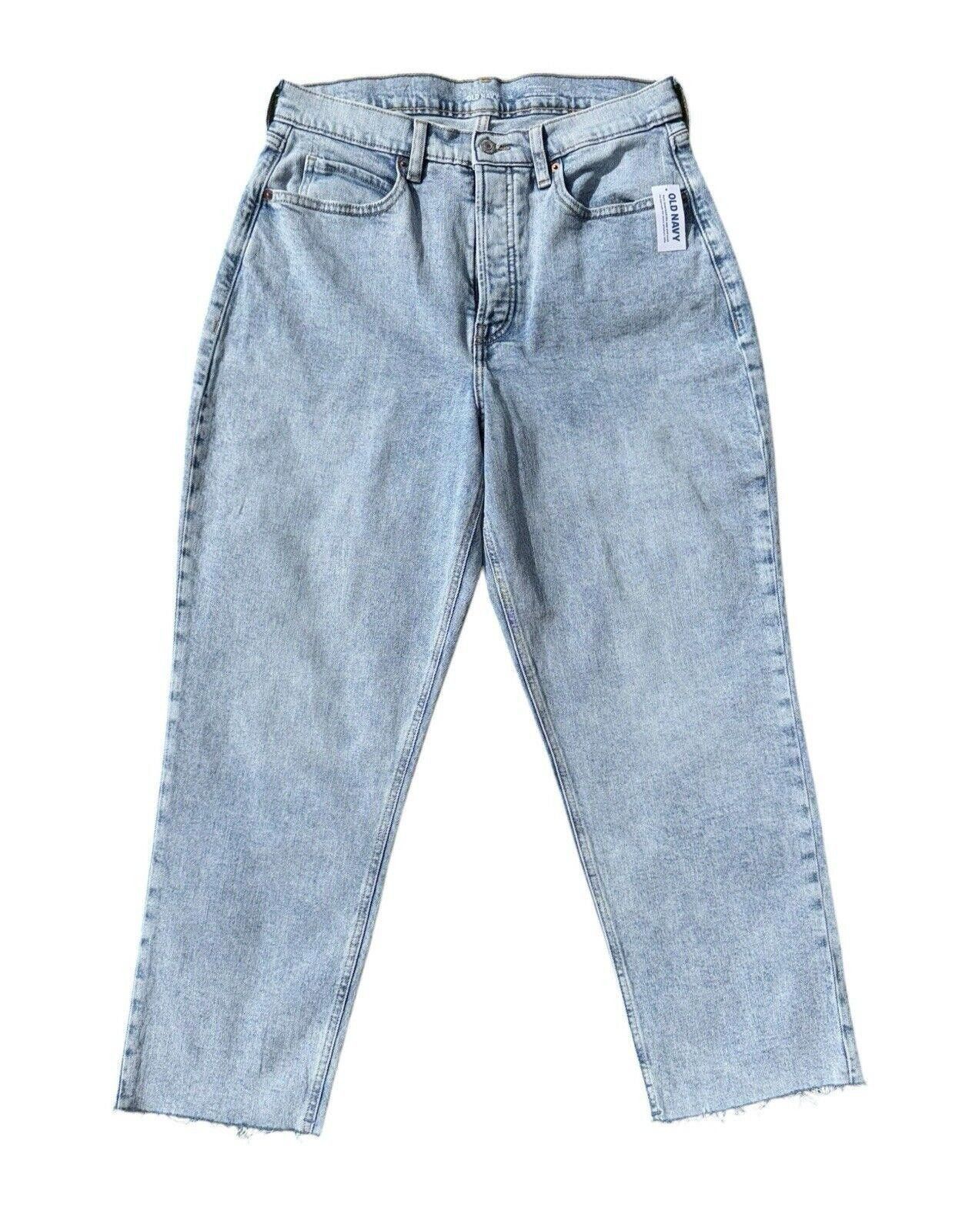 Old Navy Old Navy Womens Curvy Ski High Straight Jeans Sz 12 MSRP $50 Size 34" / US 12 / IT 48 - 1 Thumbnail