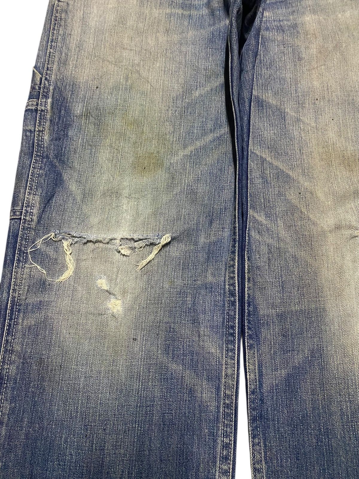Junya Watanabe × Lacoste Vintage Lacoste Japan Faded Wash Distressed Baggy Jeans Size US 31 - 7 Thumbnail