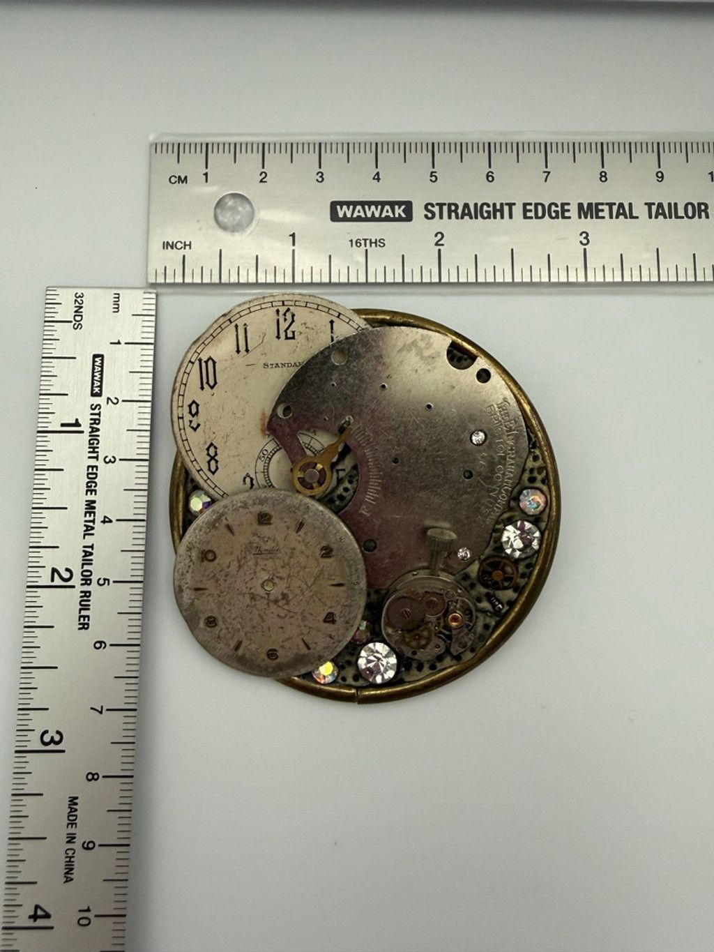 The Unbranded Brand Lesli Mones Vintage Steampunk Watch Parts Brooch Pin Size ONE SIZE - 6 Thumbnail