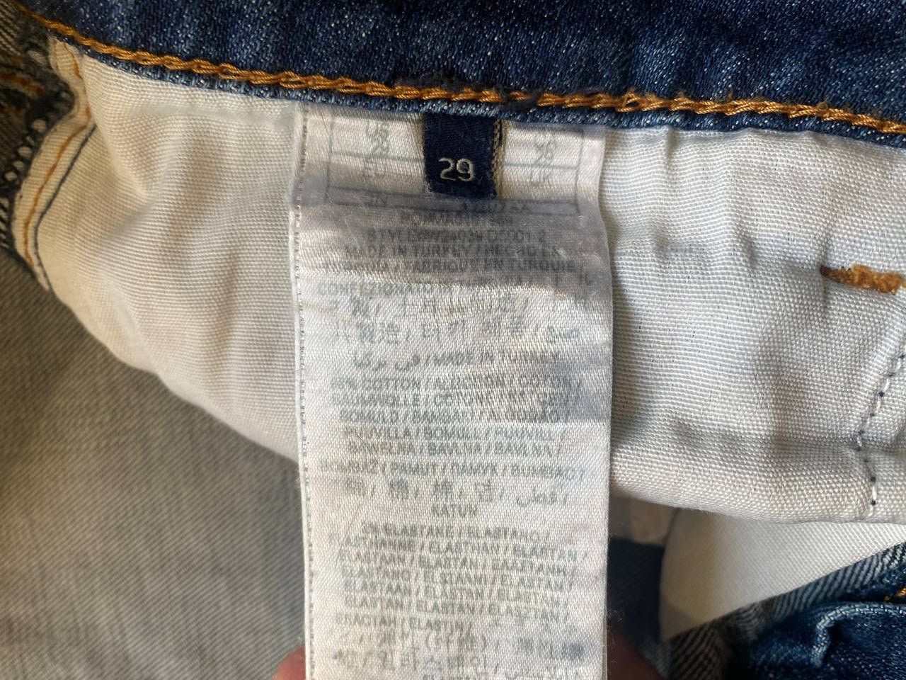Guess Guess 1981 Logo Denim Jeans Nicole Cigarette Size 29 Size 29" - 6 Thumbnail