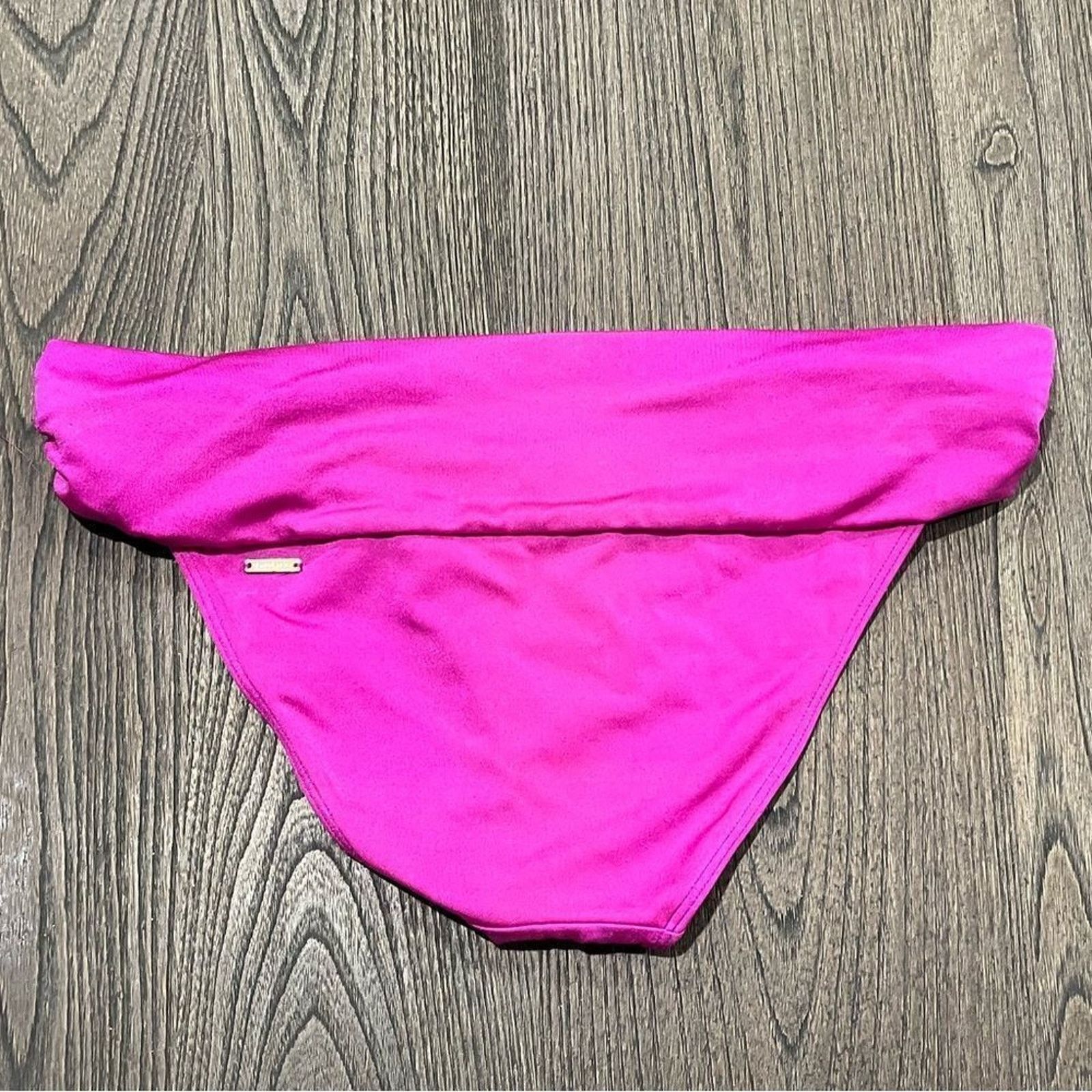 Victoria's Secret Victoria's Secret Magenta Cheeky Swim Bikini Bottoms Size S Size ONE SIZE - 3 Thumbnail